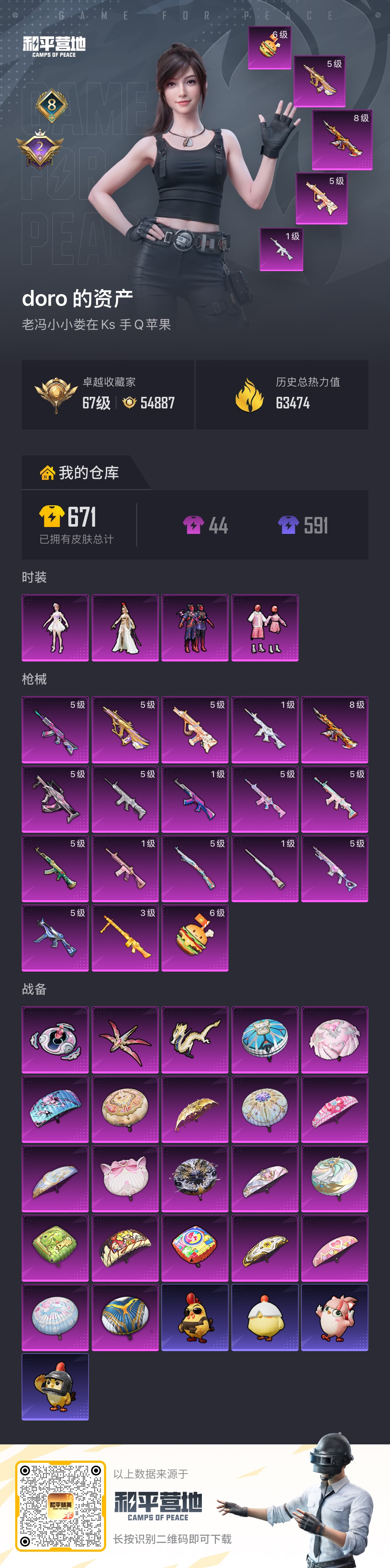 HPSJ4152385和平精英账号详情图2 HPSJ4152385和平精英账号详情图2