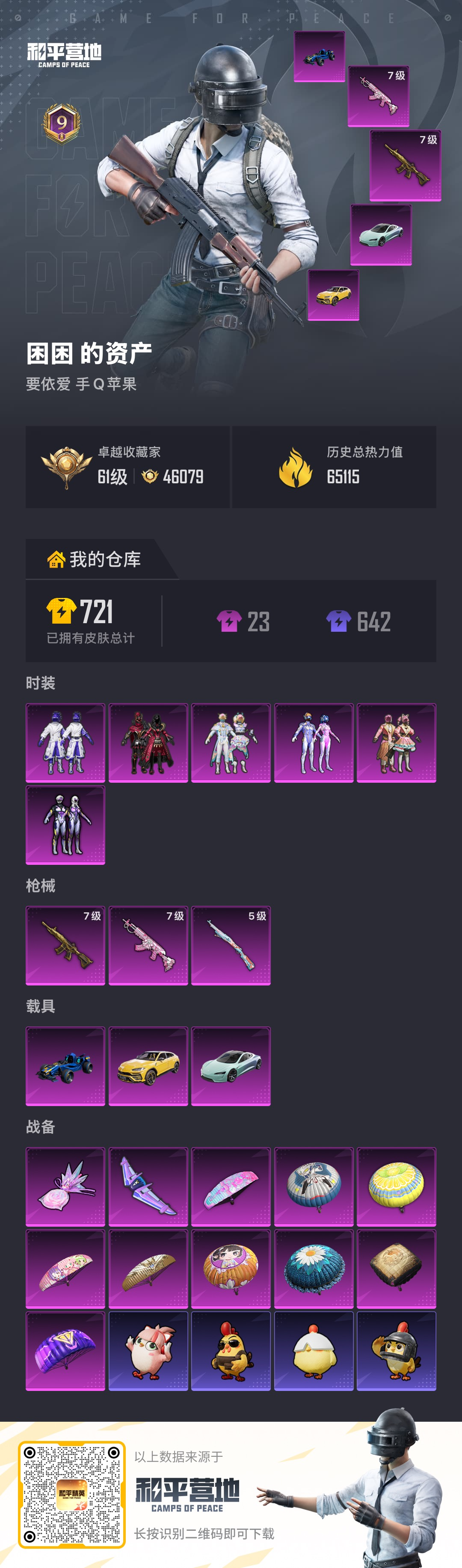 HPSJ4153057和平精英账号详情图2