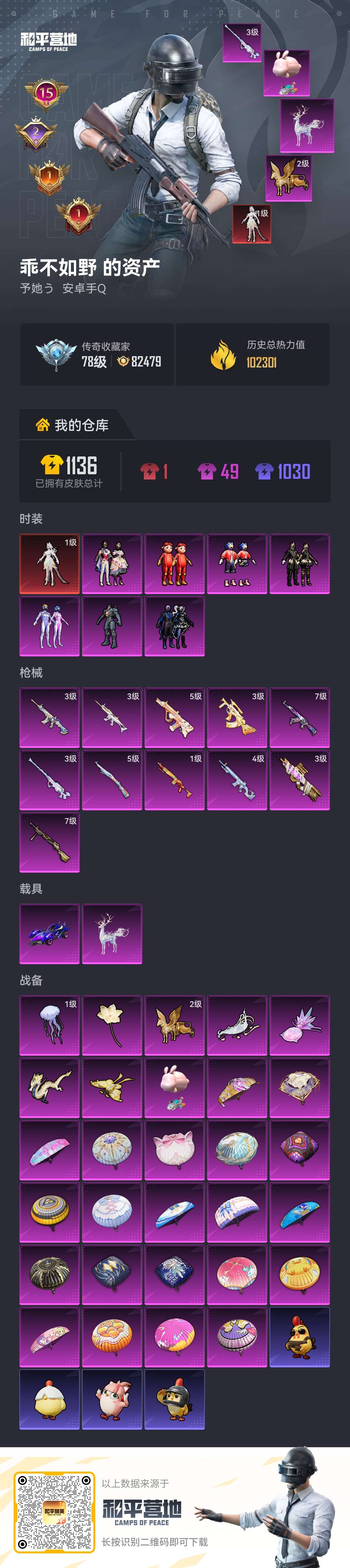 HPCMW4166558和平精英账号详情图1