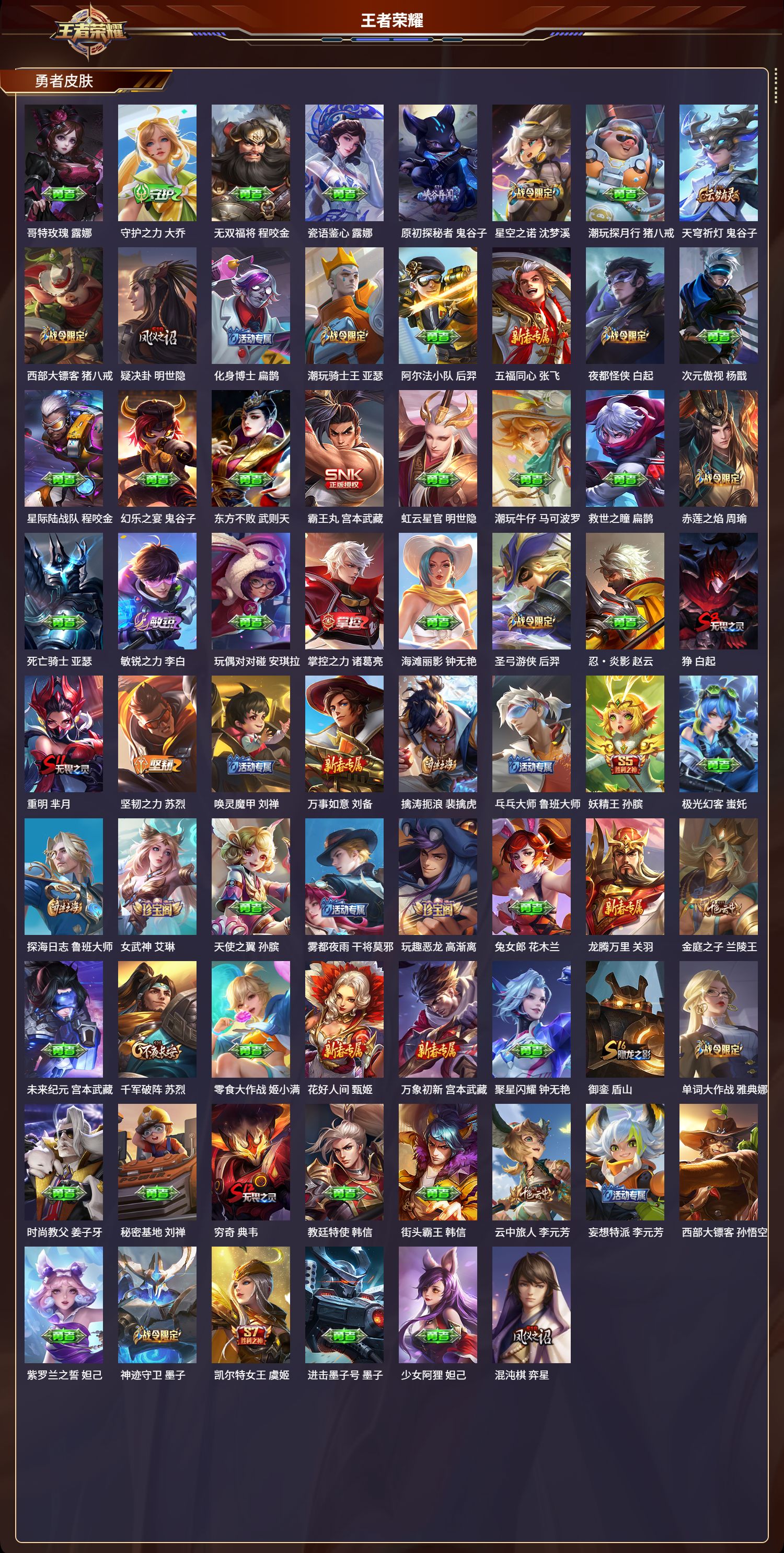 WZCMW4294374王者荣耀账号详情图3