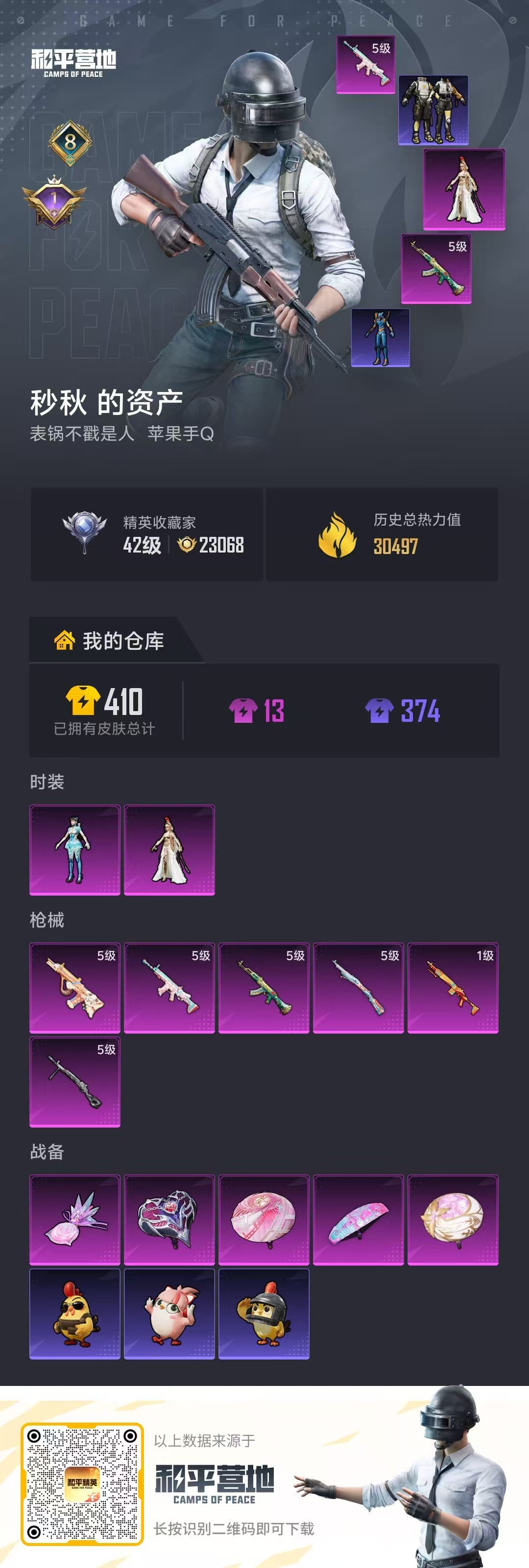 HPSJ4152974和平精英账号详情图2