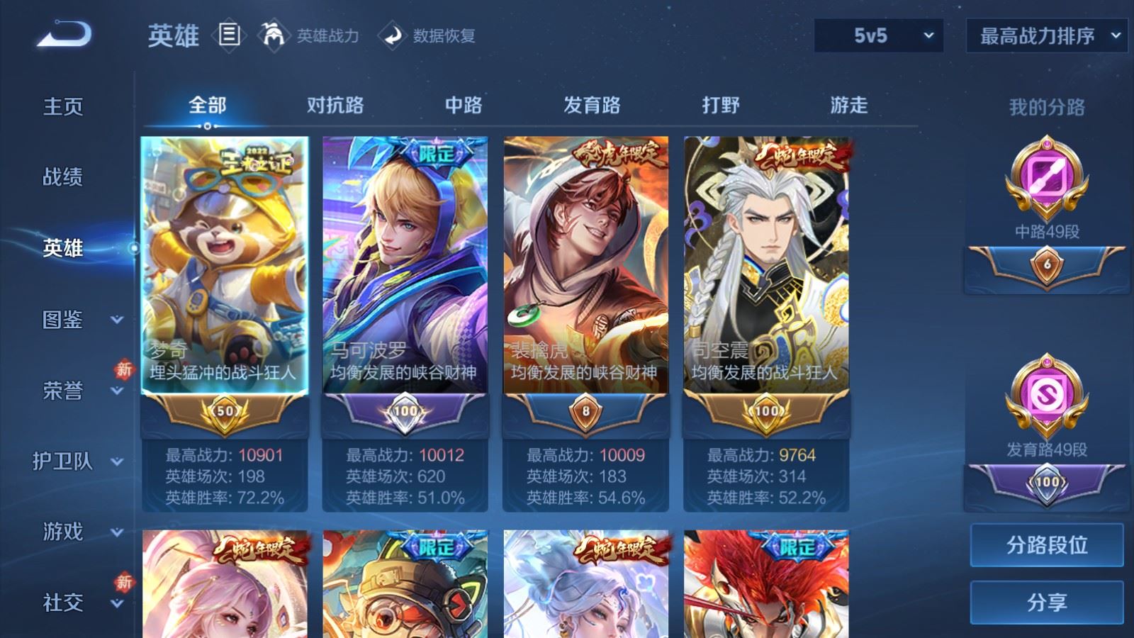 WZCMW4294134王者荣耀账号详情图2