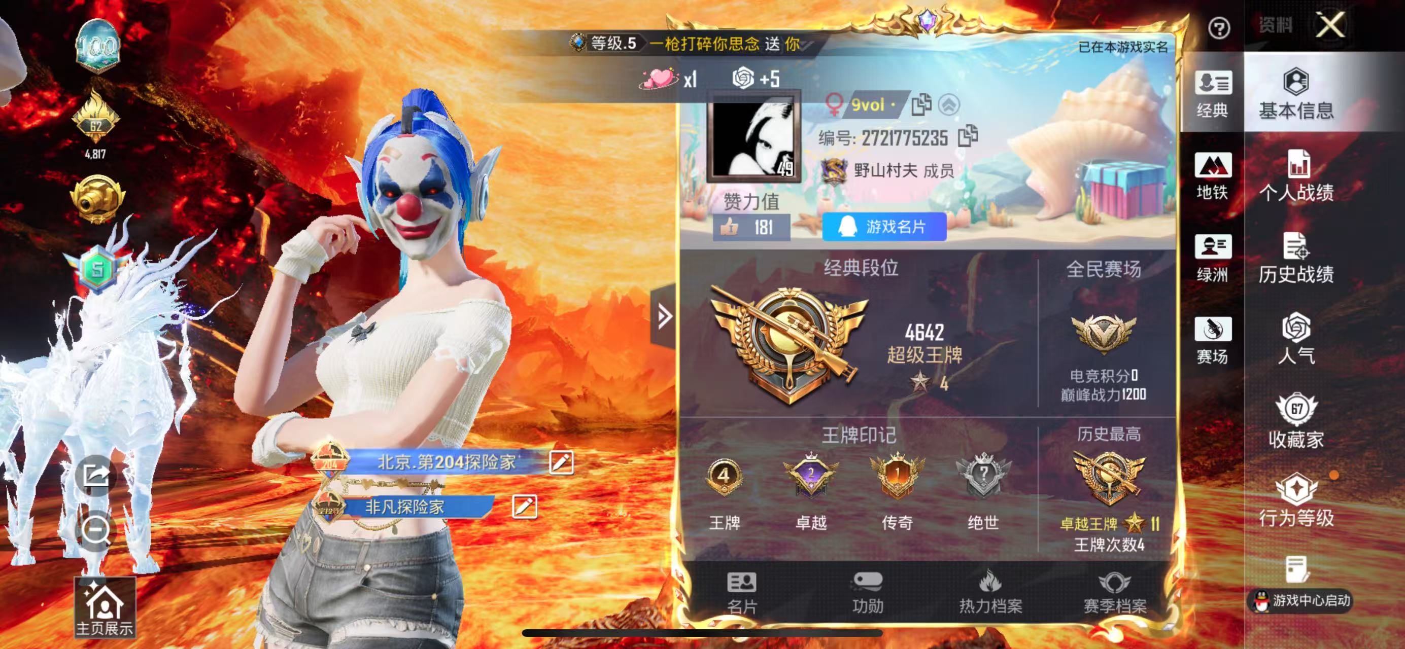 HPSJ4153025和平精英账号详情图3