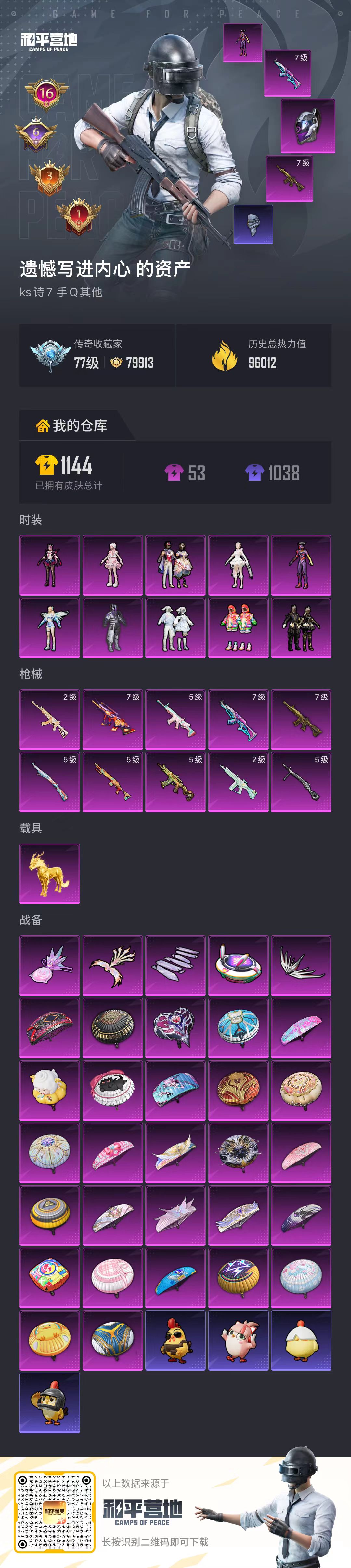 HPSJ4152991和平精英账号详情图2