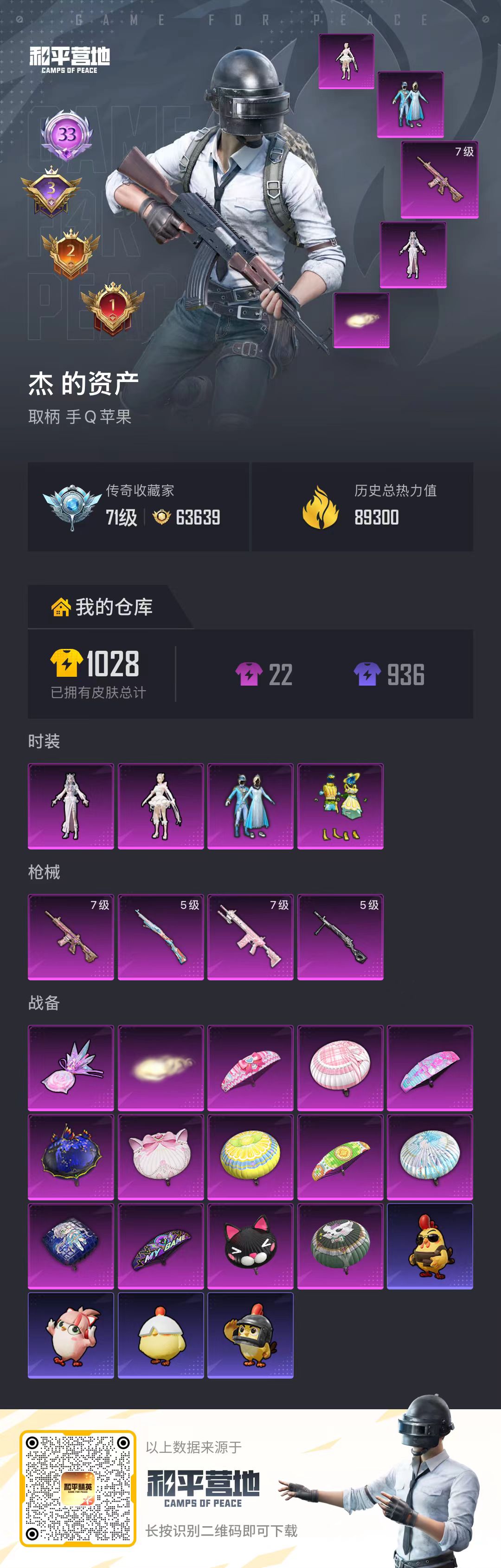 HPSJ4153076和平精英账号详情图2