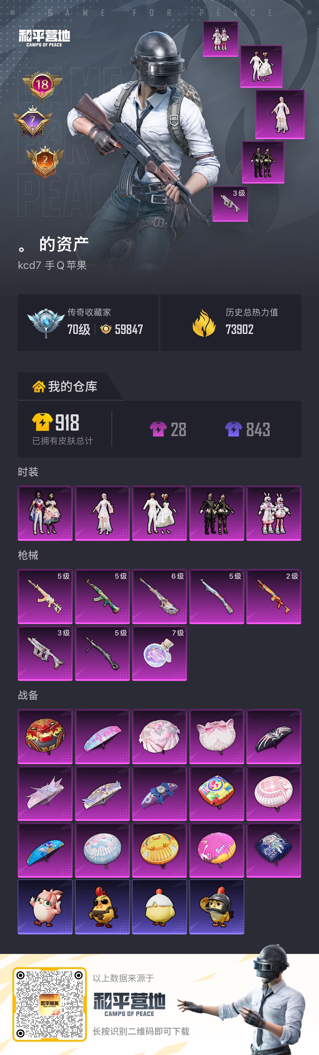 HPSJ4153033和平精英账号详情图2 HPSJ4153033和平精英账号详情图2