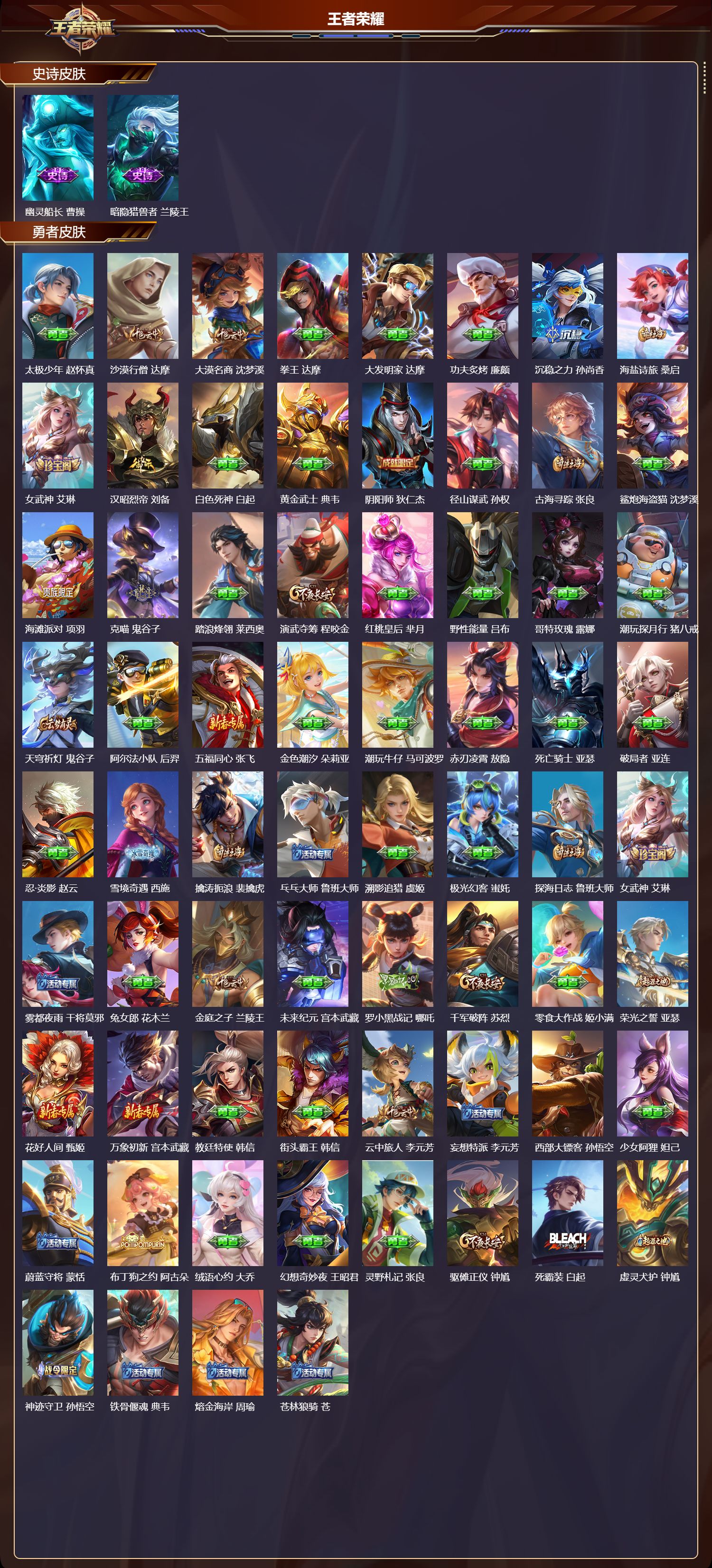 WZQM4270924王者荣耀账号详情图3