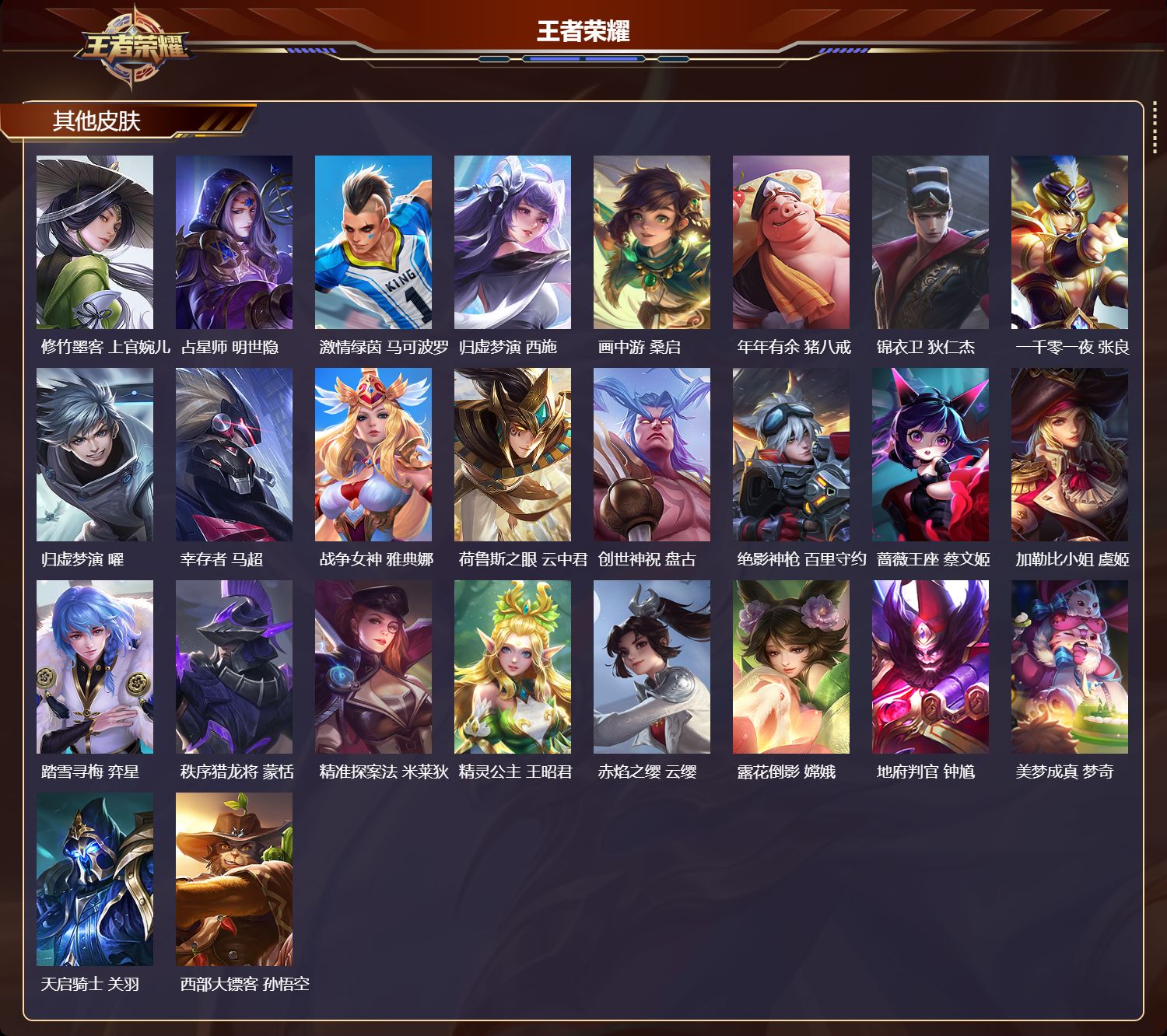 WZQM4270895王者荣耀账号详情图4