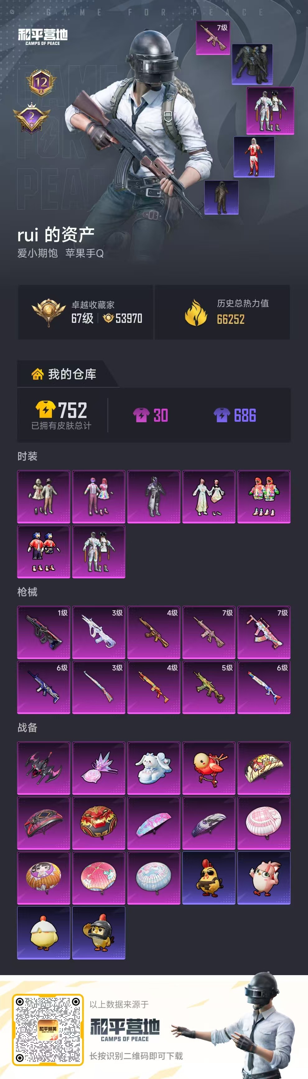 HPSJ4152941和平精英账号详情图2