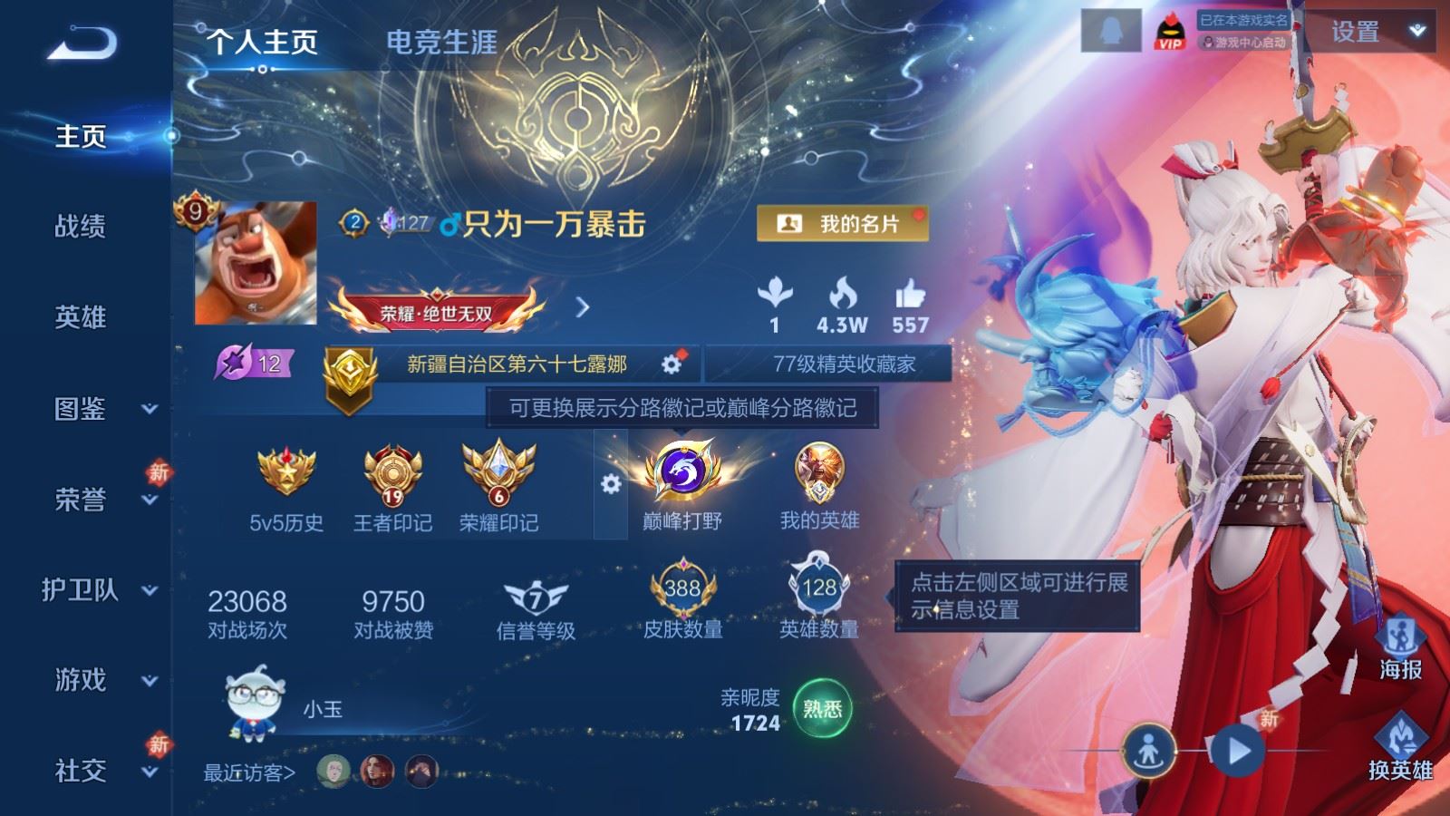 WZCMW4293918王者荣耀账号详情图1