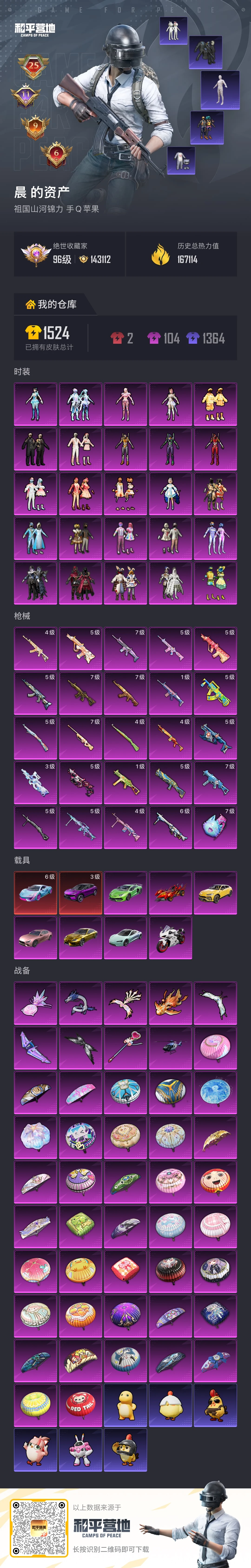 HPSJ4152434和平精英账号详情图2