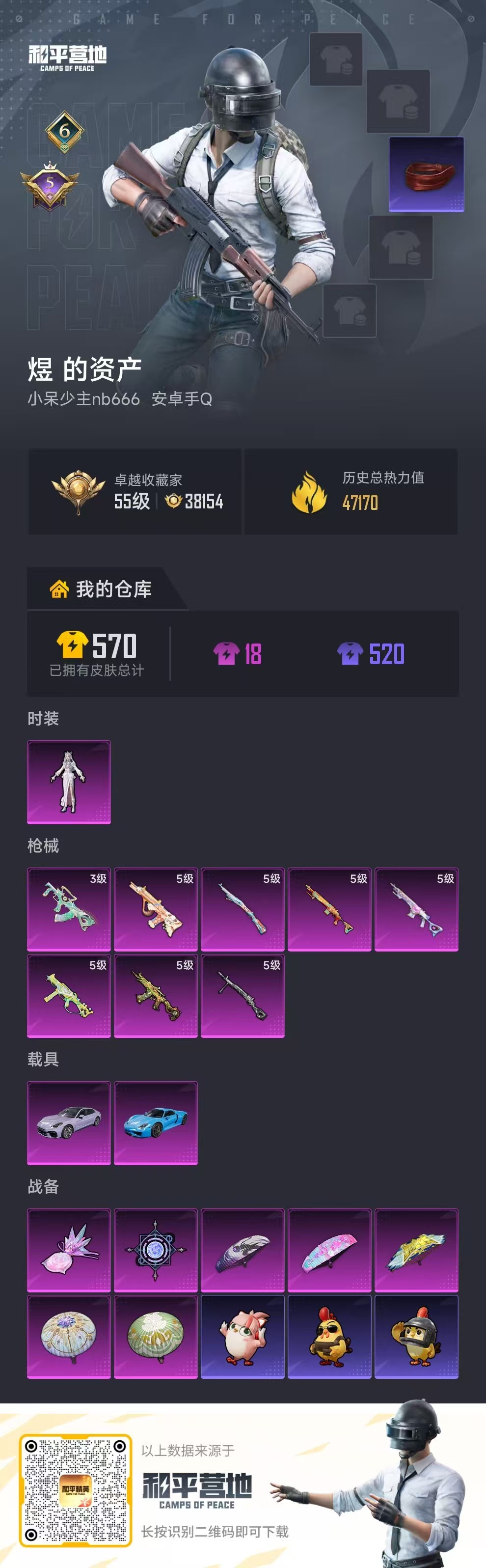 HPSJ4153111和平精英账号详情图2