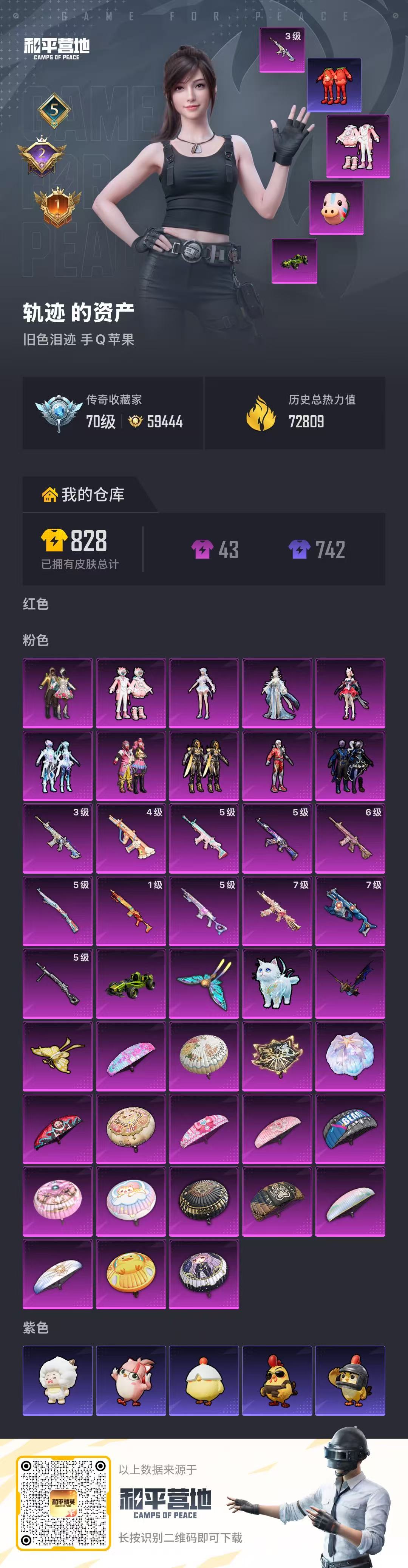 HPSJ4153098和平精英账号详情图2