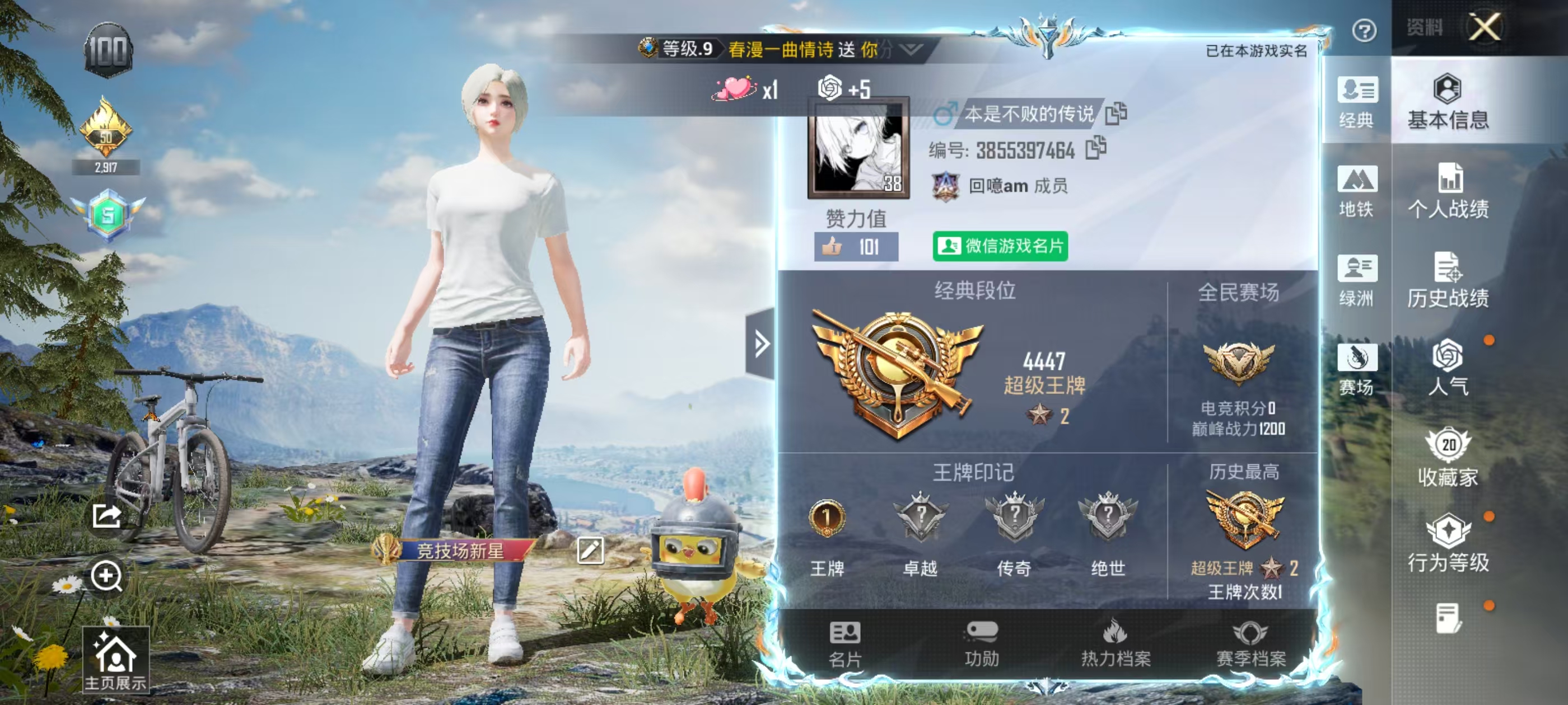 HPSJ4152908和平精英账号详情图3