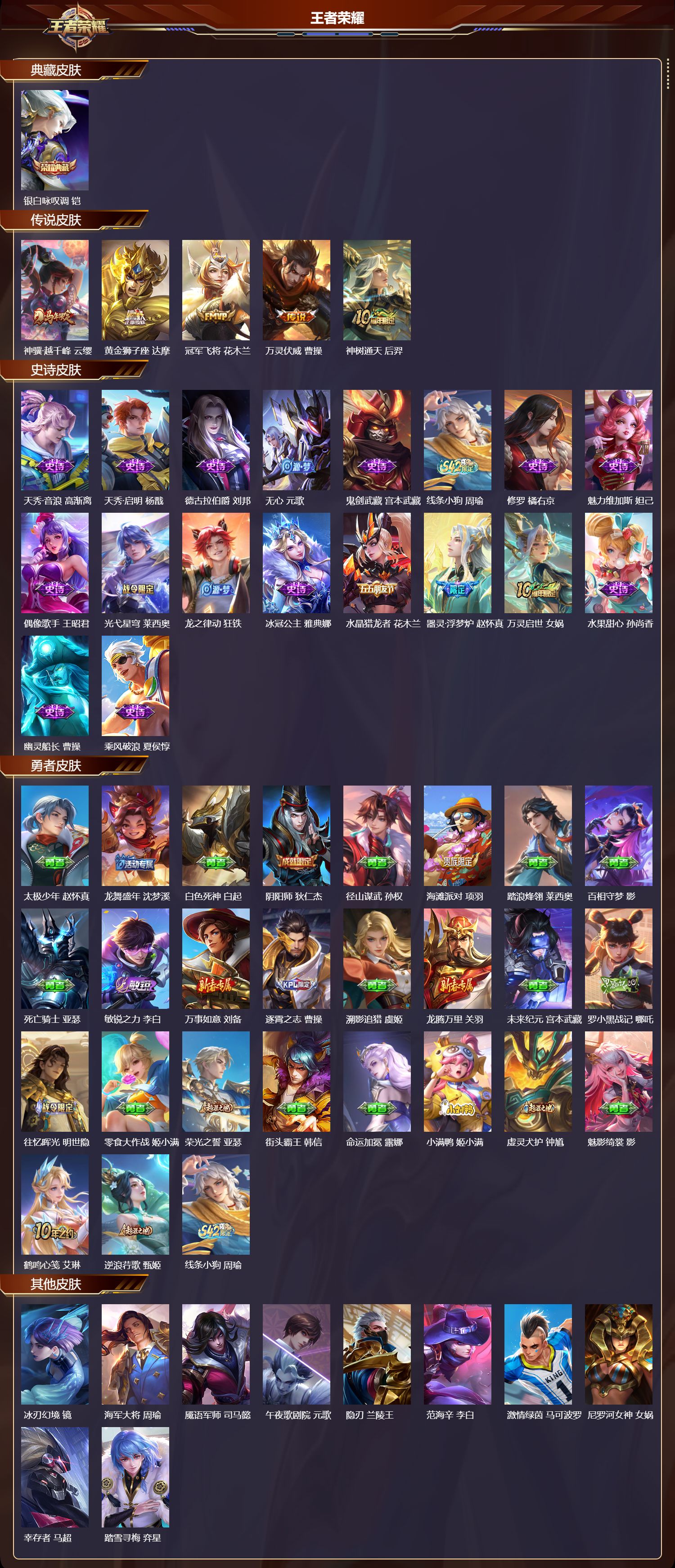 WZMK4270934王者荣耀账号详情图2 WZMK4270934王者荣耀账号详情图2