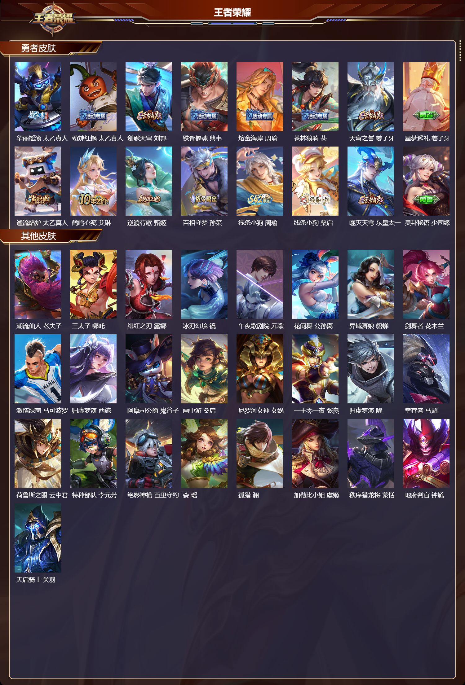 WZQM4201177王者荣耀账号详情图5