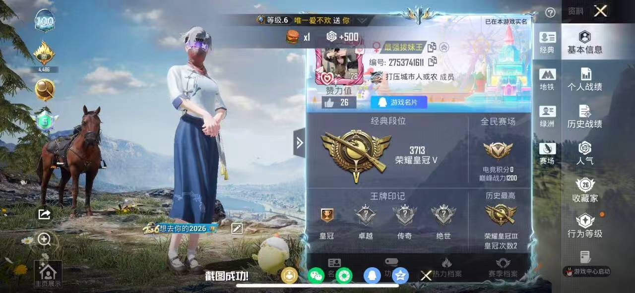 HPCMW4111313和平精英账号详情图3