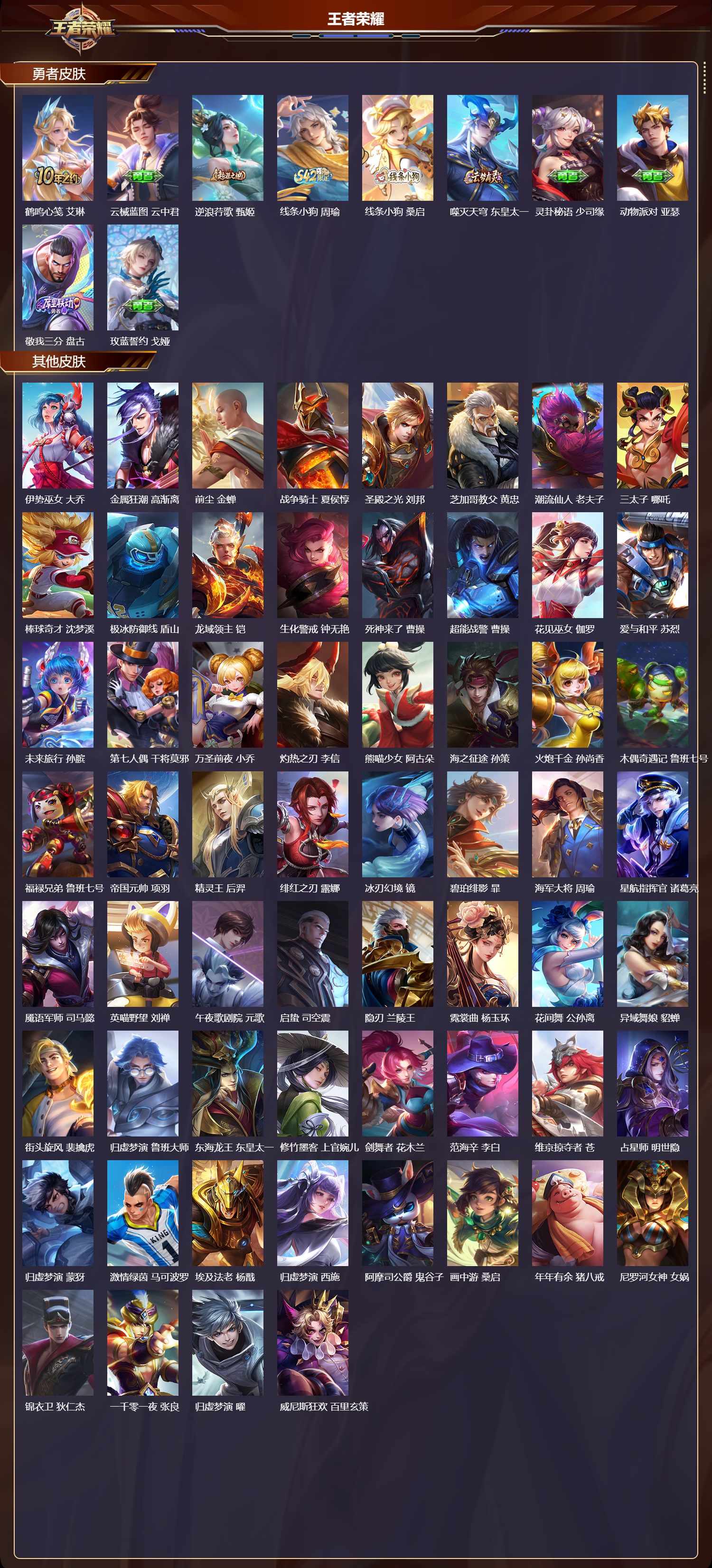 WZMK4201856王者荣耀账号详情图7