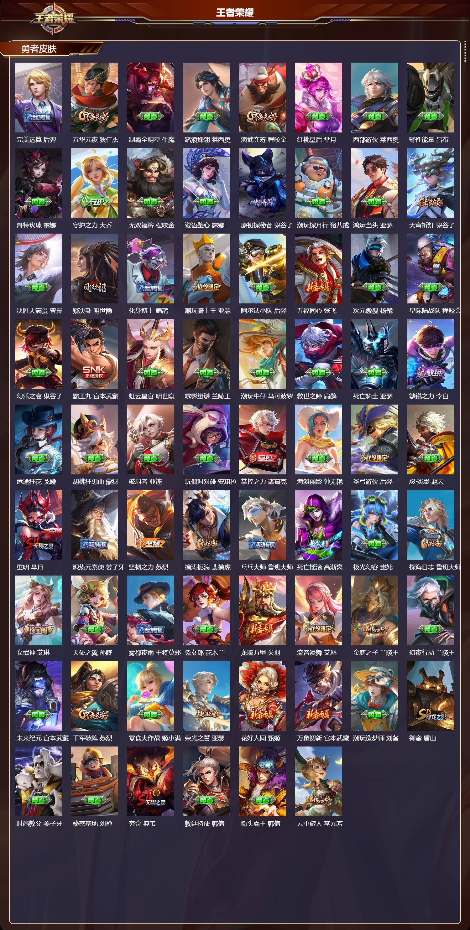 WZCMW4206616王者荣耀账号详情图8