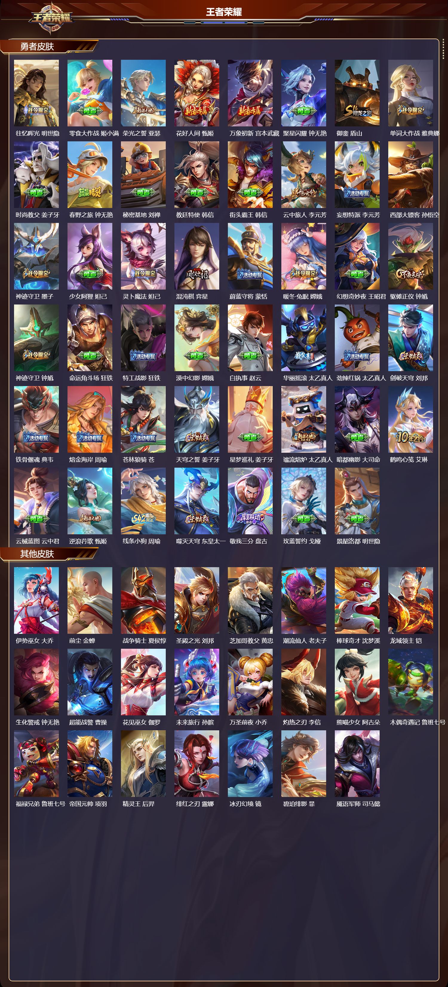 WZCMW4206620王者荣耀账号详情图9