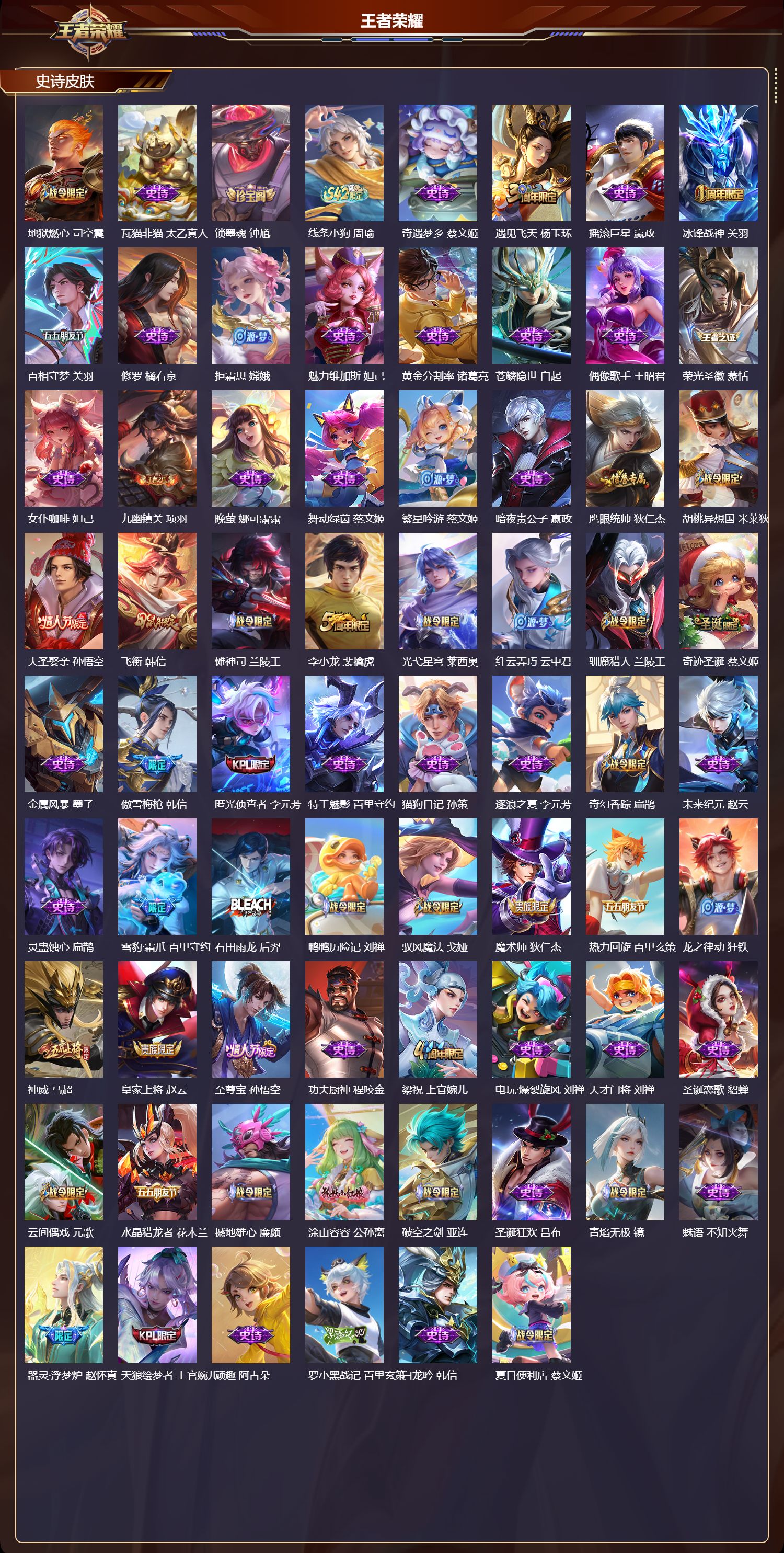 WZQM4201811王者荣耀账号详情图4