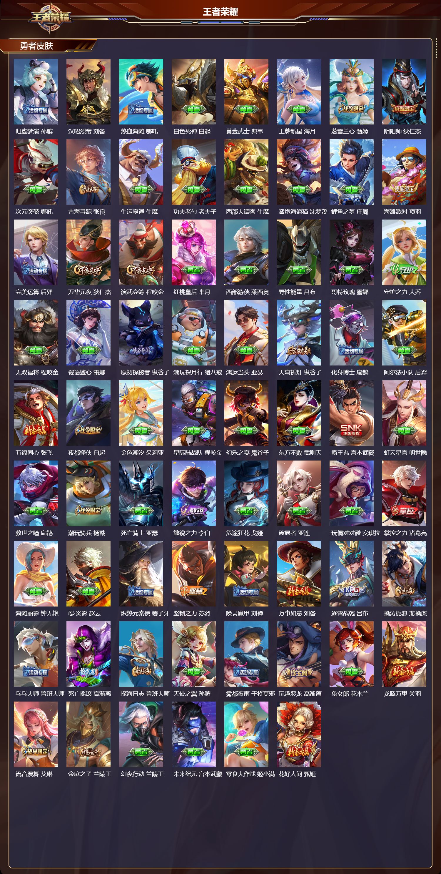 WZCMW4206654王者荣耀账号详情图8