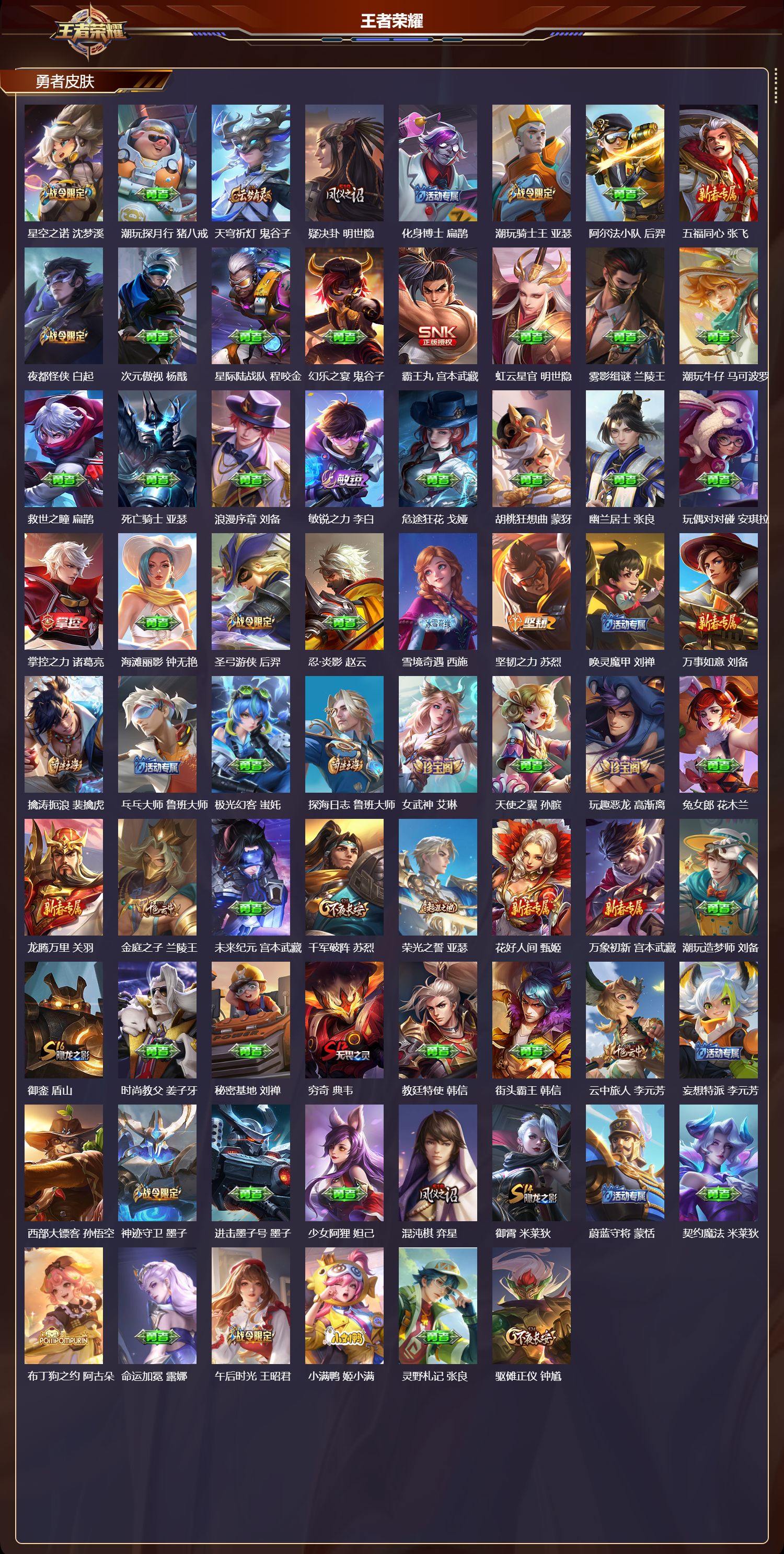 WZCMW4206474王者荣耀账号详情图8