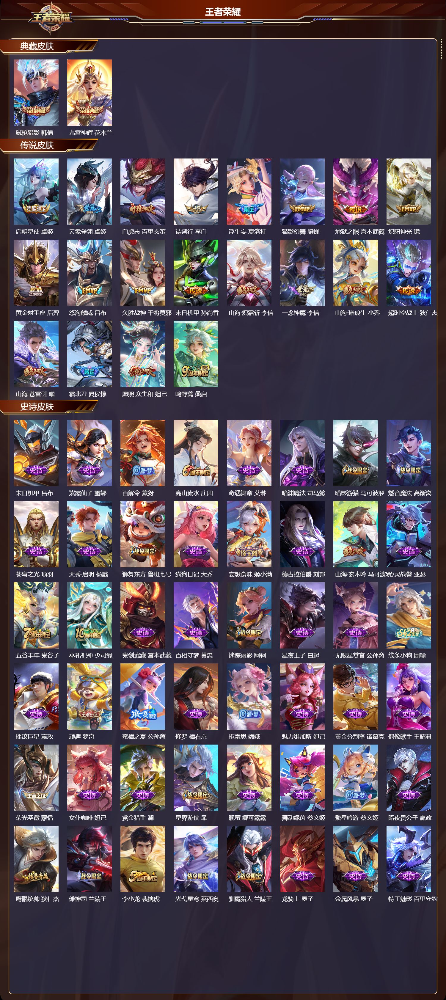 WZCMW4206620王者荣耀账号详情图6