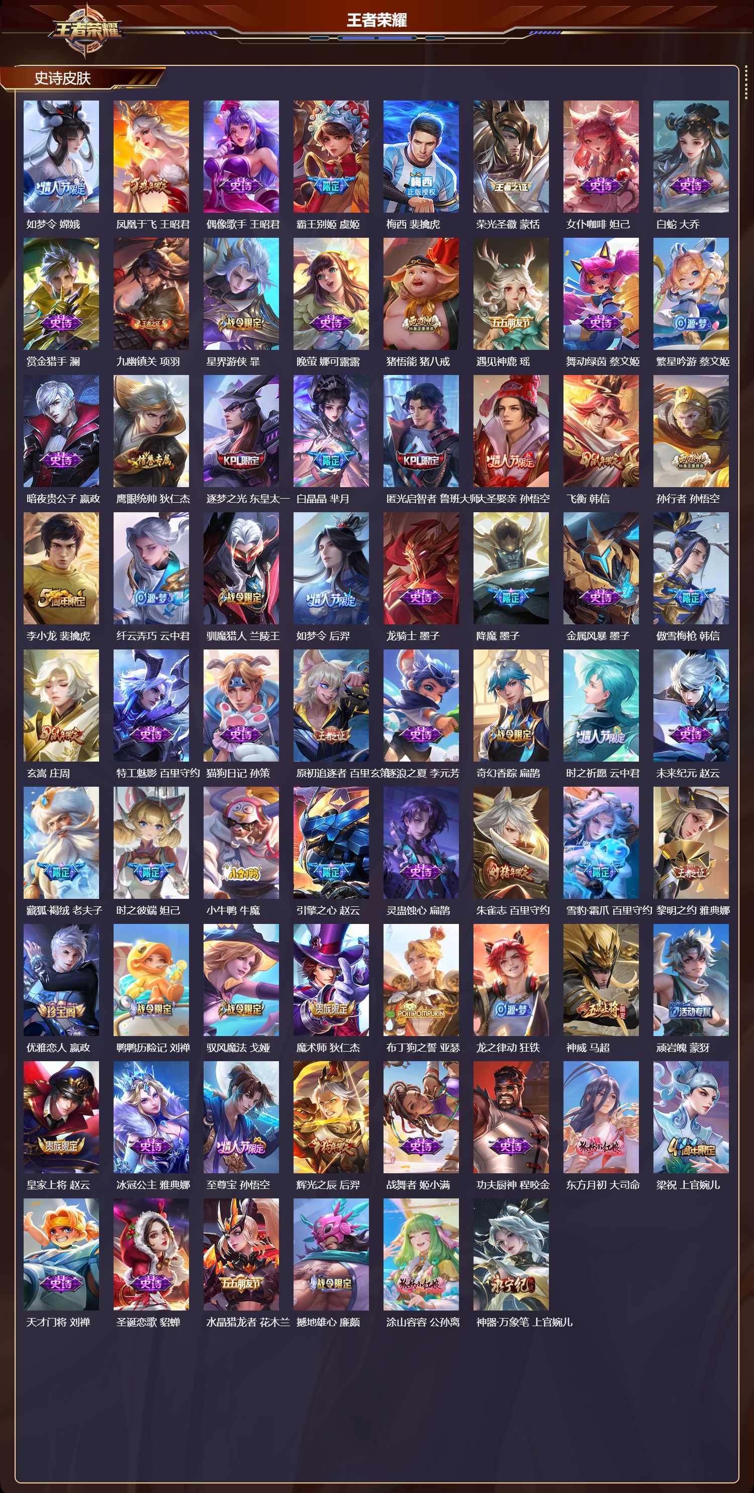 WZCMW4206618王者荣耀账号详情图9