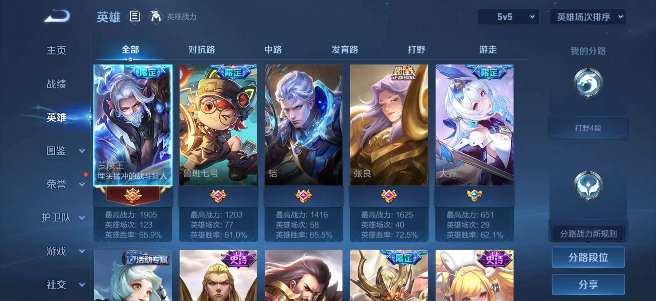 WZCMW4206510王者荣耀账号详情图4