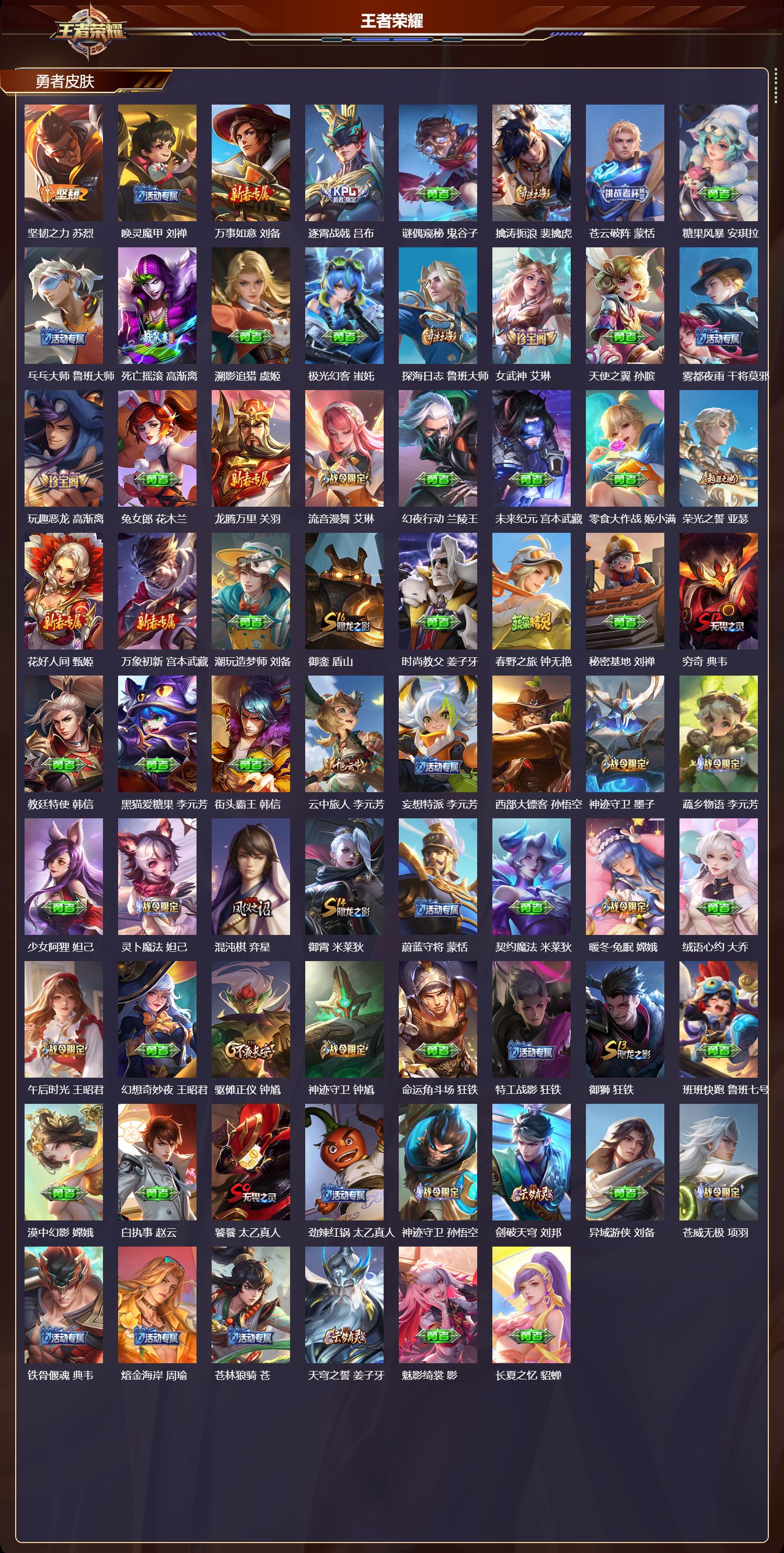 WZQM4201846王者荣耀账号详情图8