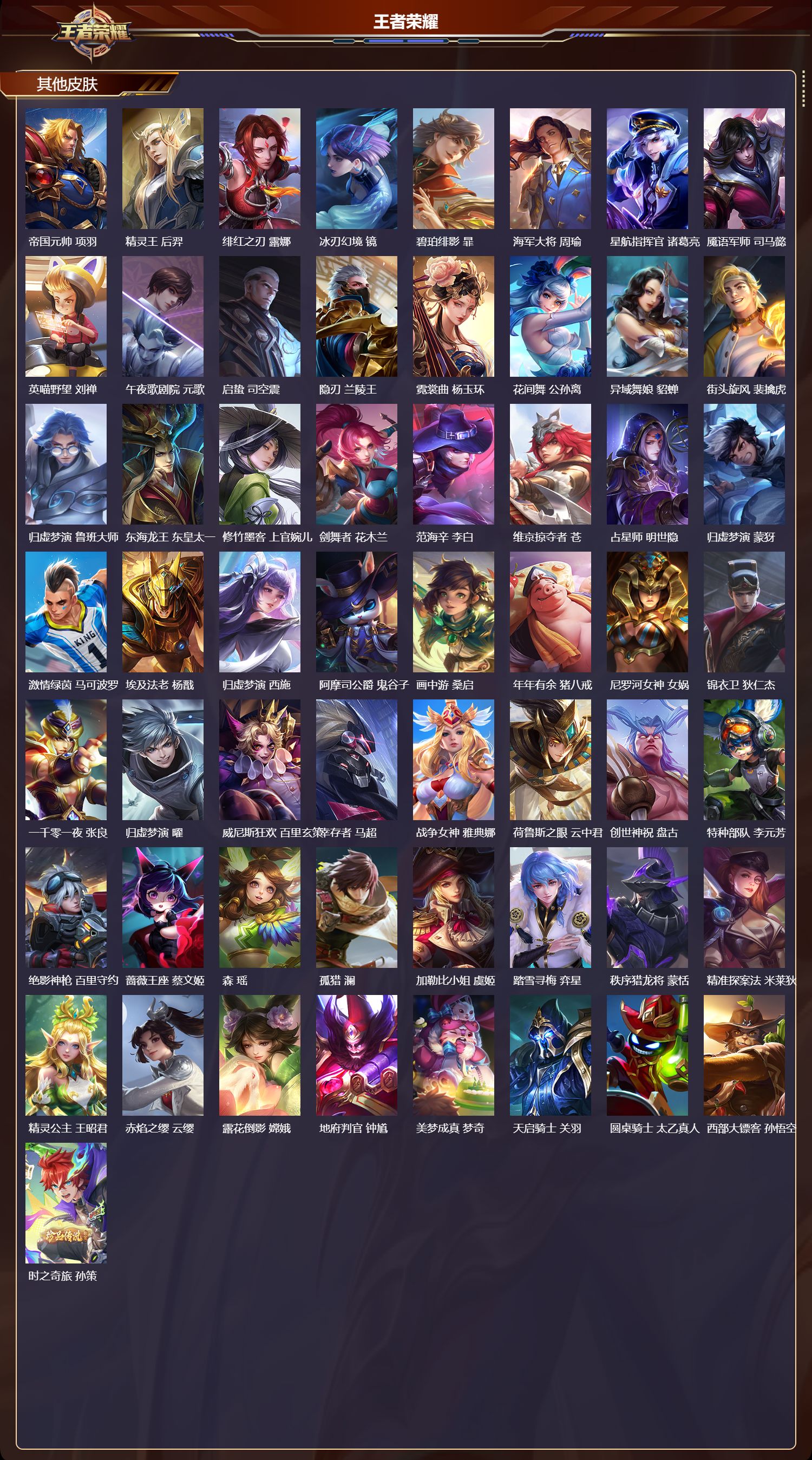 WZMK4201865王者荣耀账号详情图7