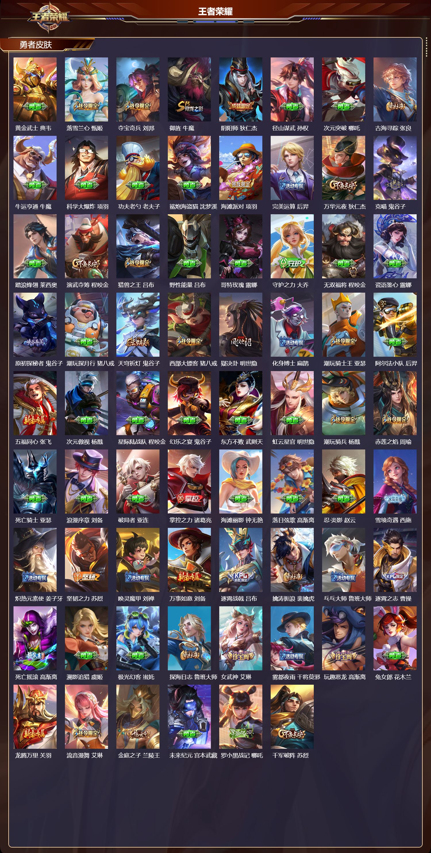 WZCMW4206620王者荣耀账号详情图8