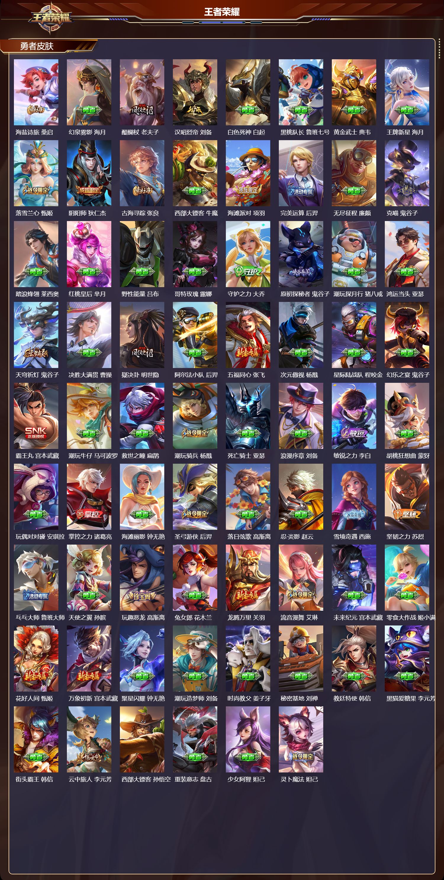 WZCMW4206501王者荣耀账号详情图8