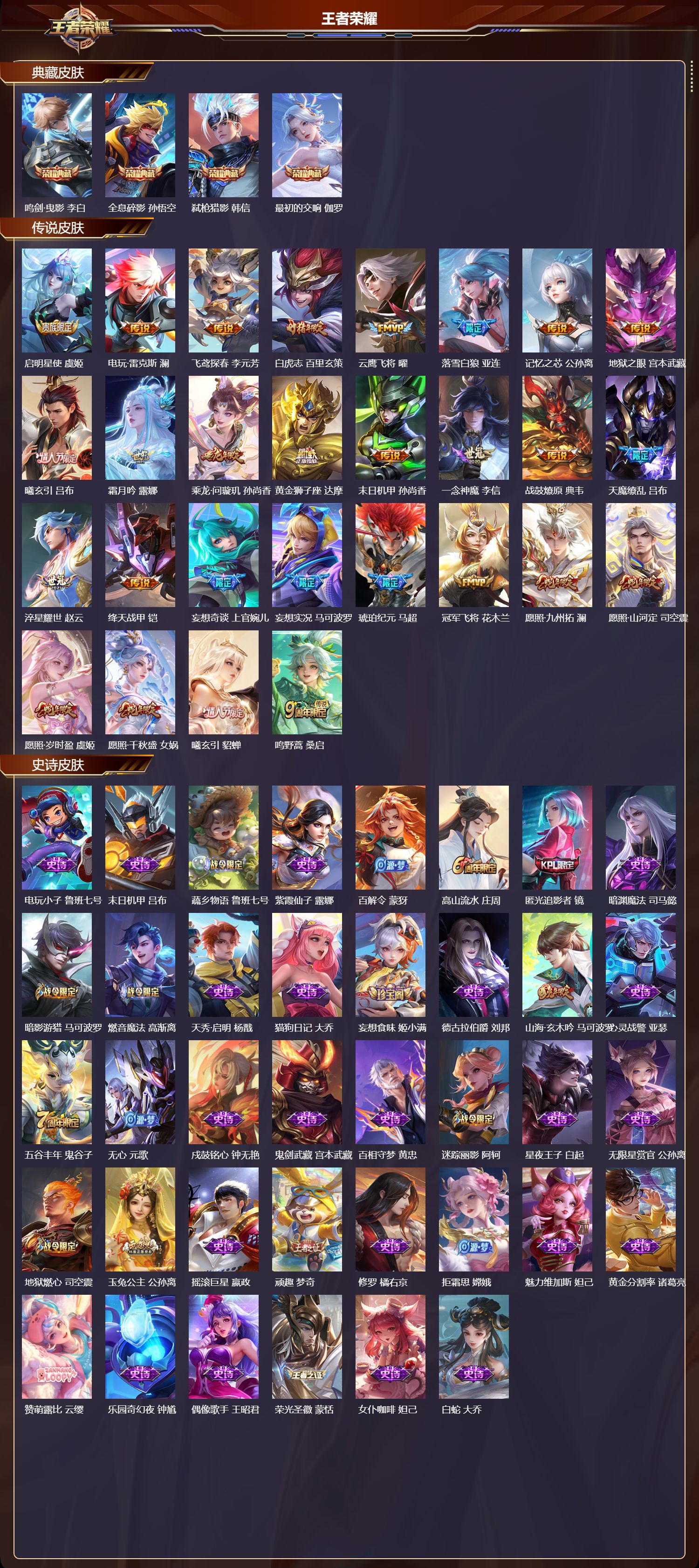 WZCMW4206670王者荣耀账号详情图8