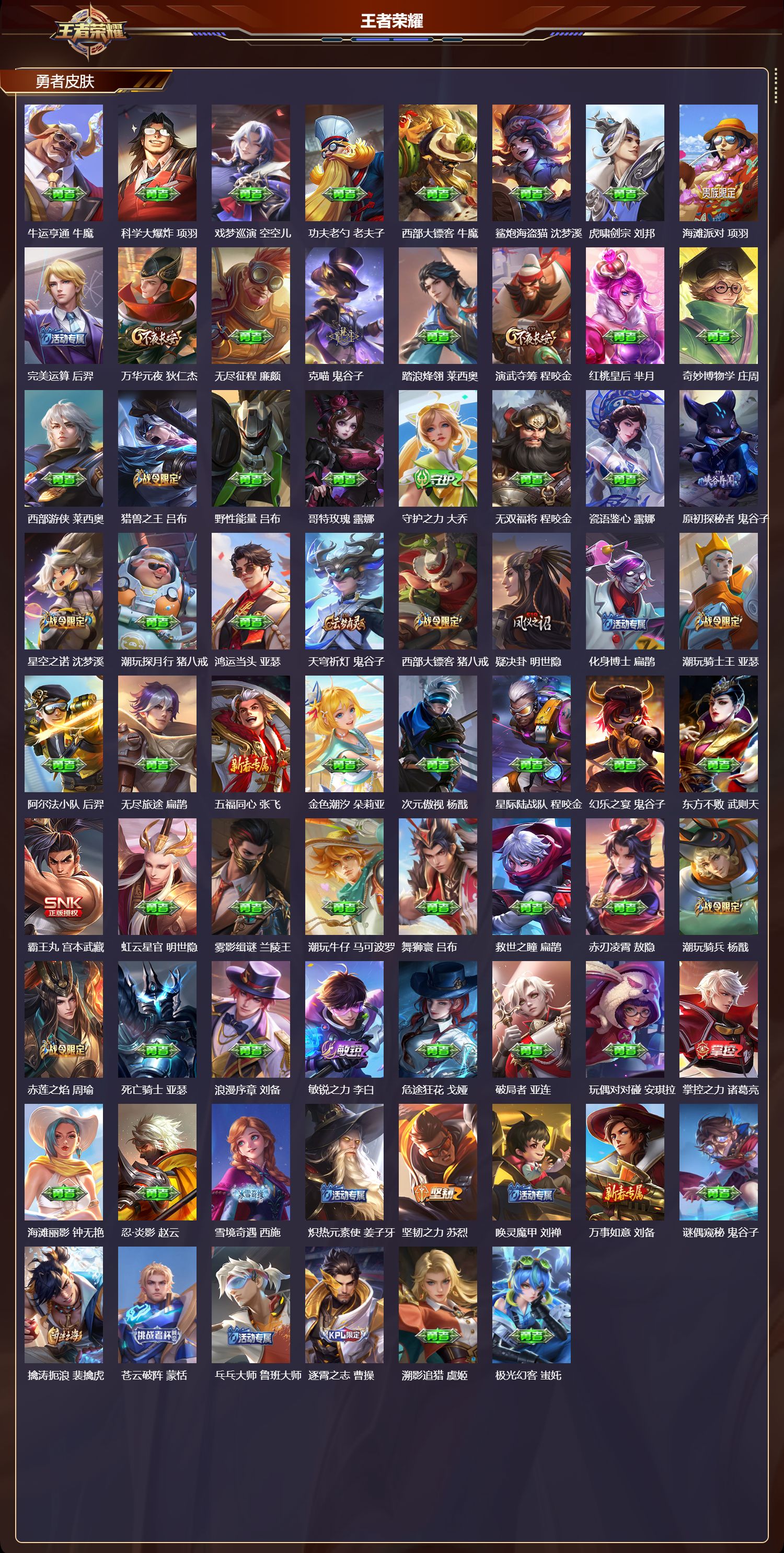 WZQM4201811王者荣耀账号详情图6