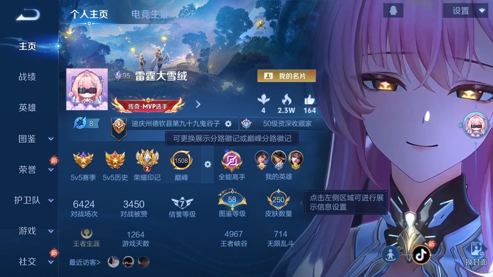 WZCMW4206653王者荣耀账号详情图2