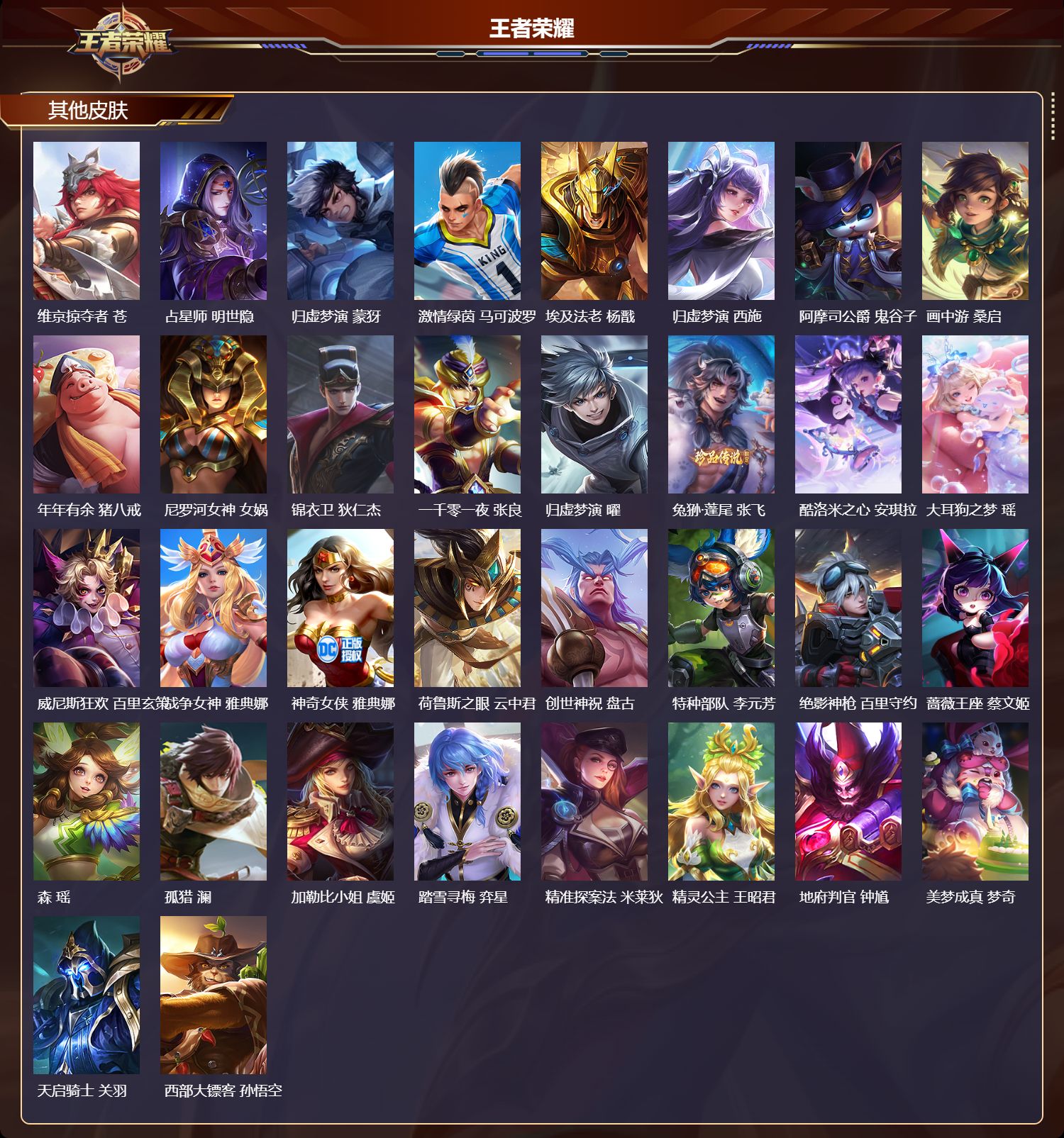 WZQM4203570王者荣耀账号详情图7