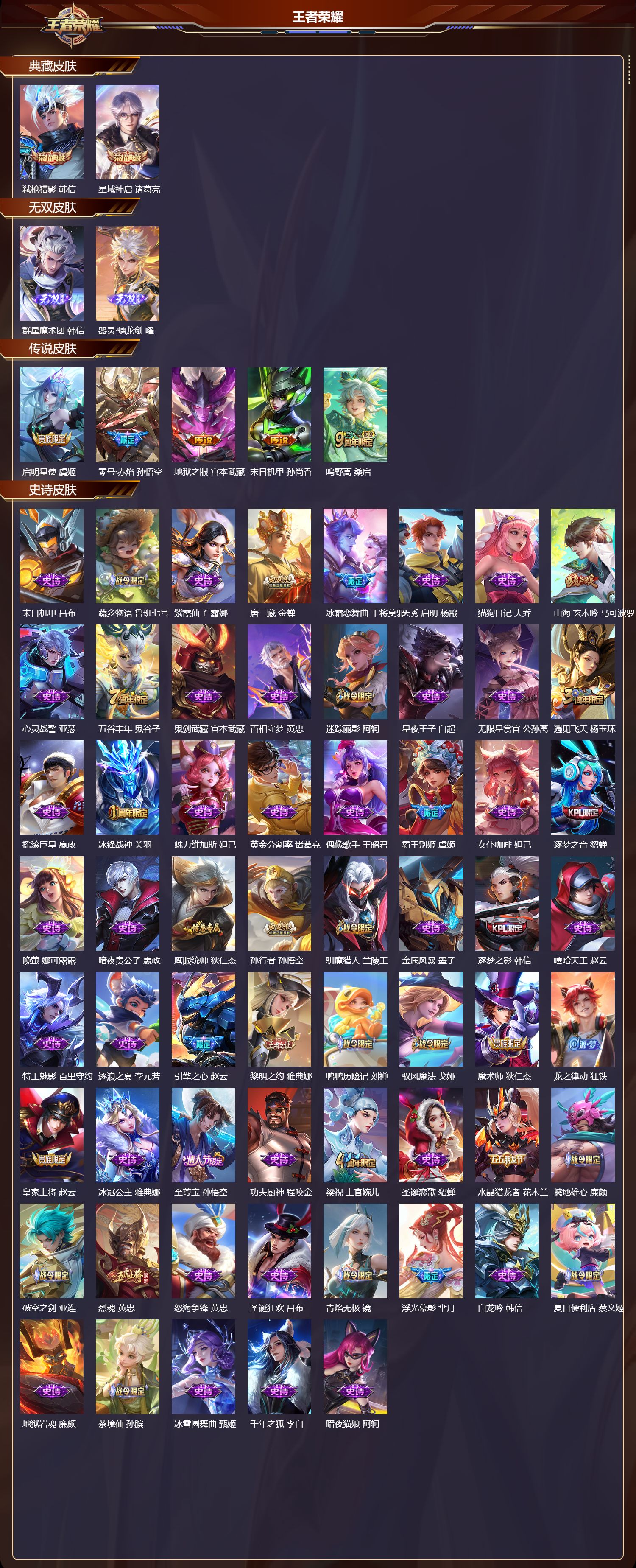 WZCMW4208756王者荣耀账号详情图6