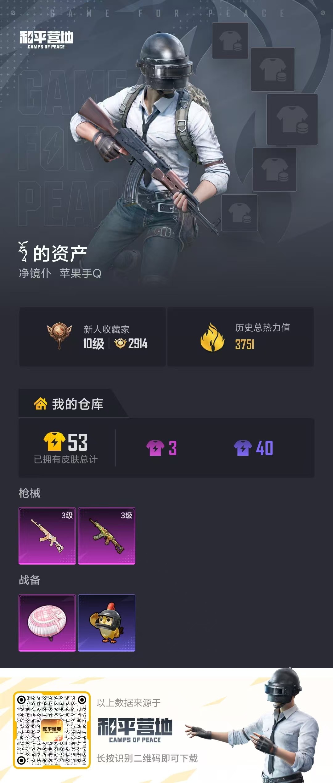 HPCMW4111983和平精英账号详情图2