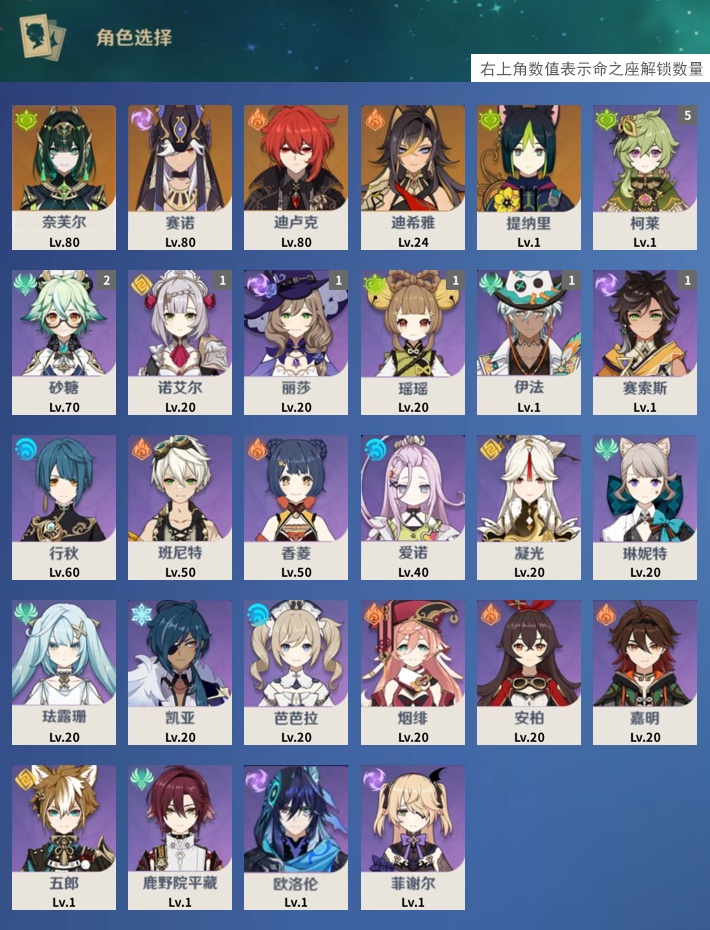 YSMK43064原神账号详情图3