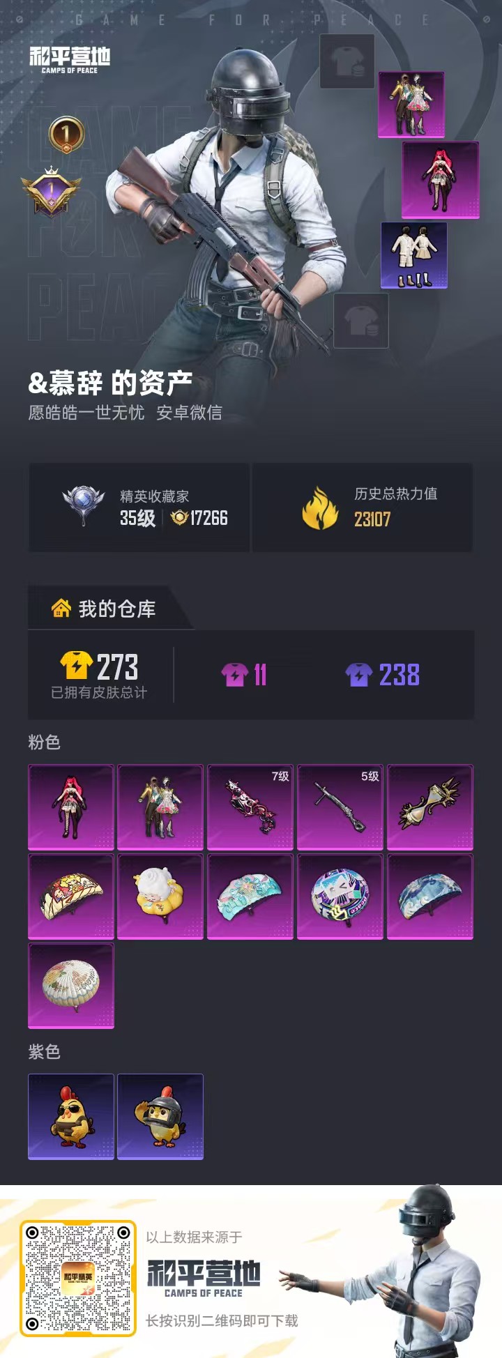 HPCMW4114549和平精英账号详情图2