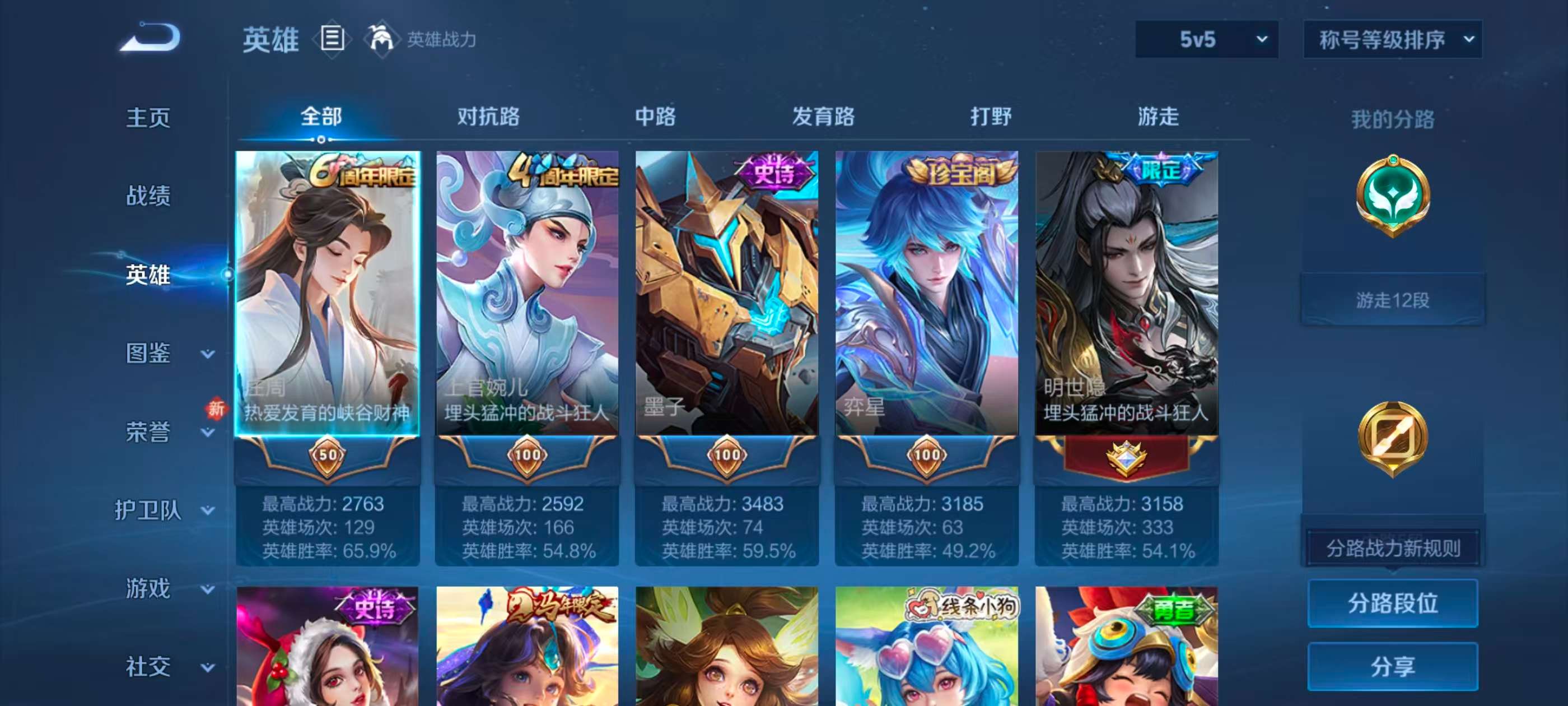 WZCMW4208755王者荣耀账号详情图4