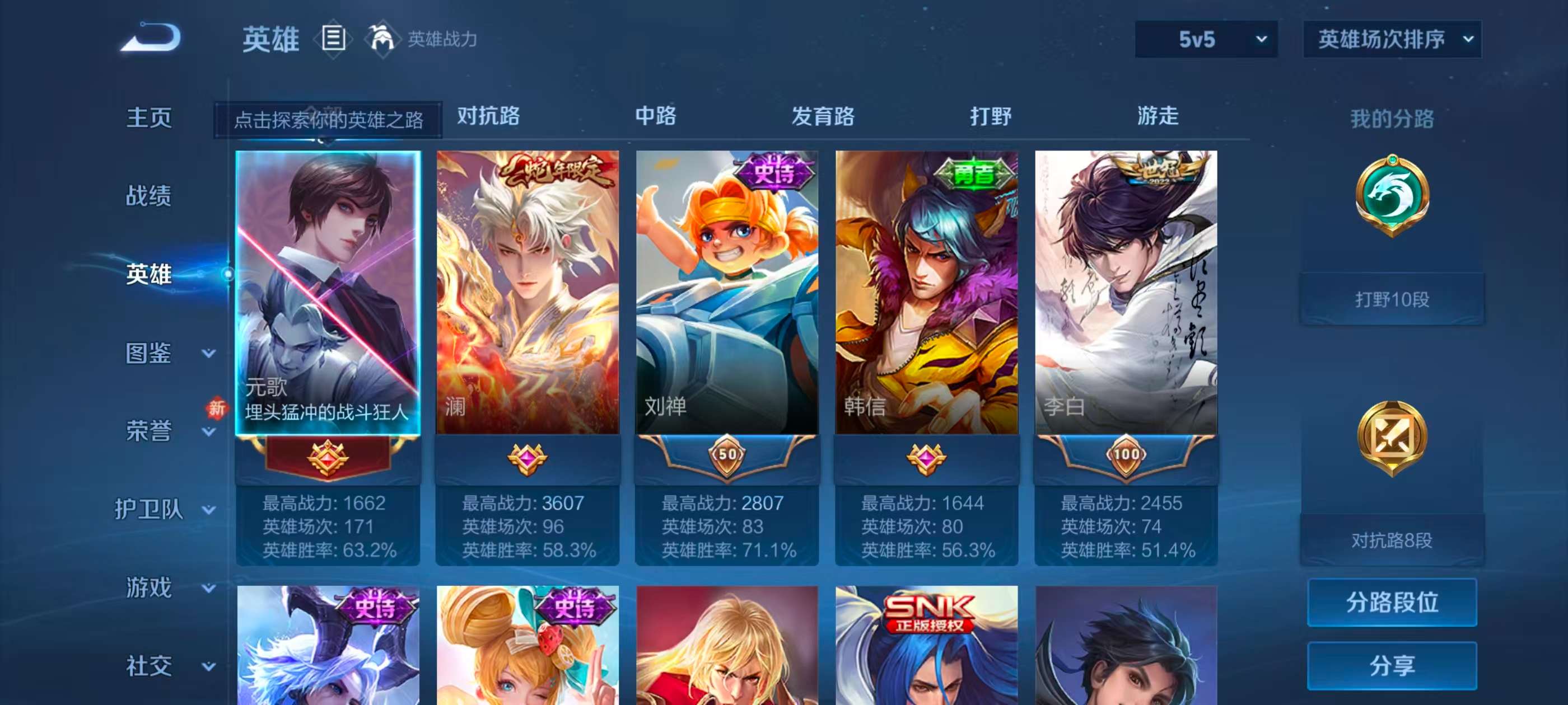 WZCMW4208779王者荣耀账号详情图4