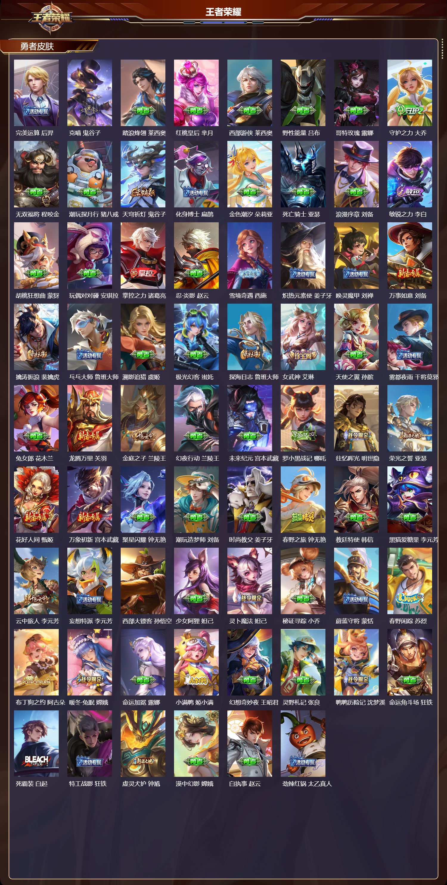 WZQM4203576王者荣耀账号详情图5