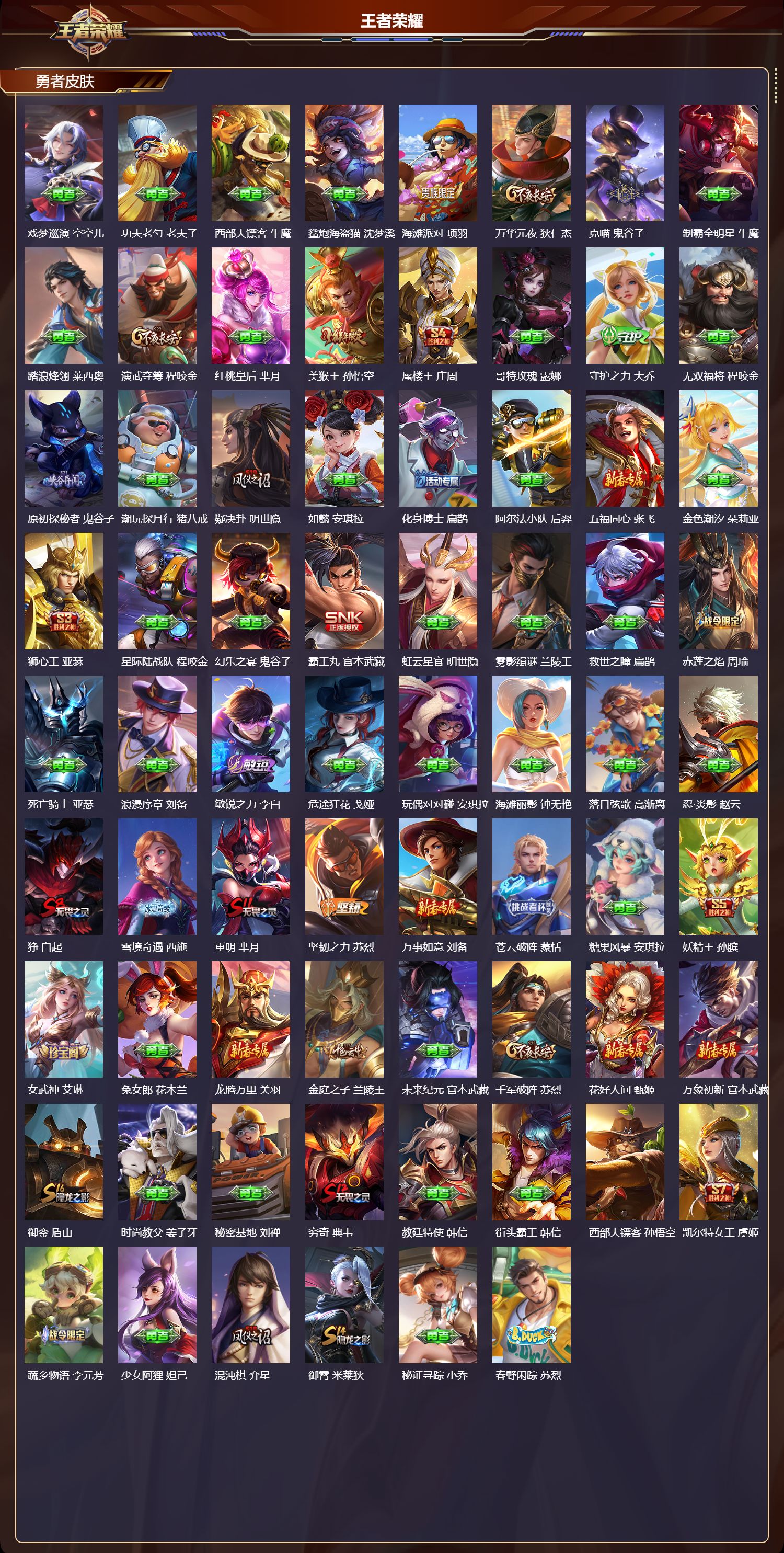 WZQM4203570王者荣耀账号详情图5