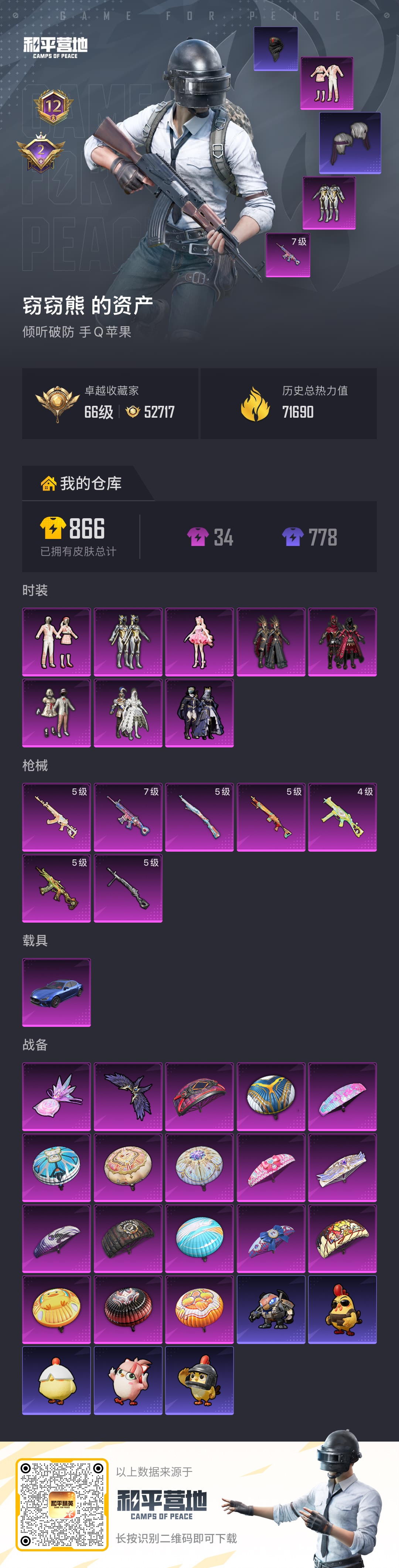 HPCMW4112066和平精英账号详情图2 HPCMW4112066和平精英账号详情图2