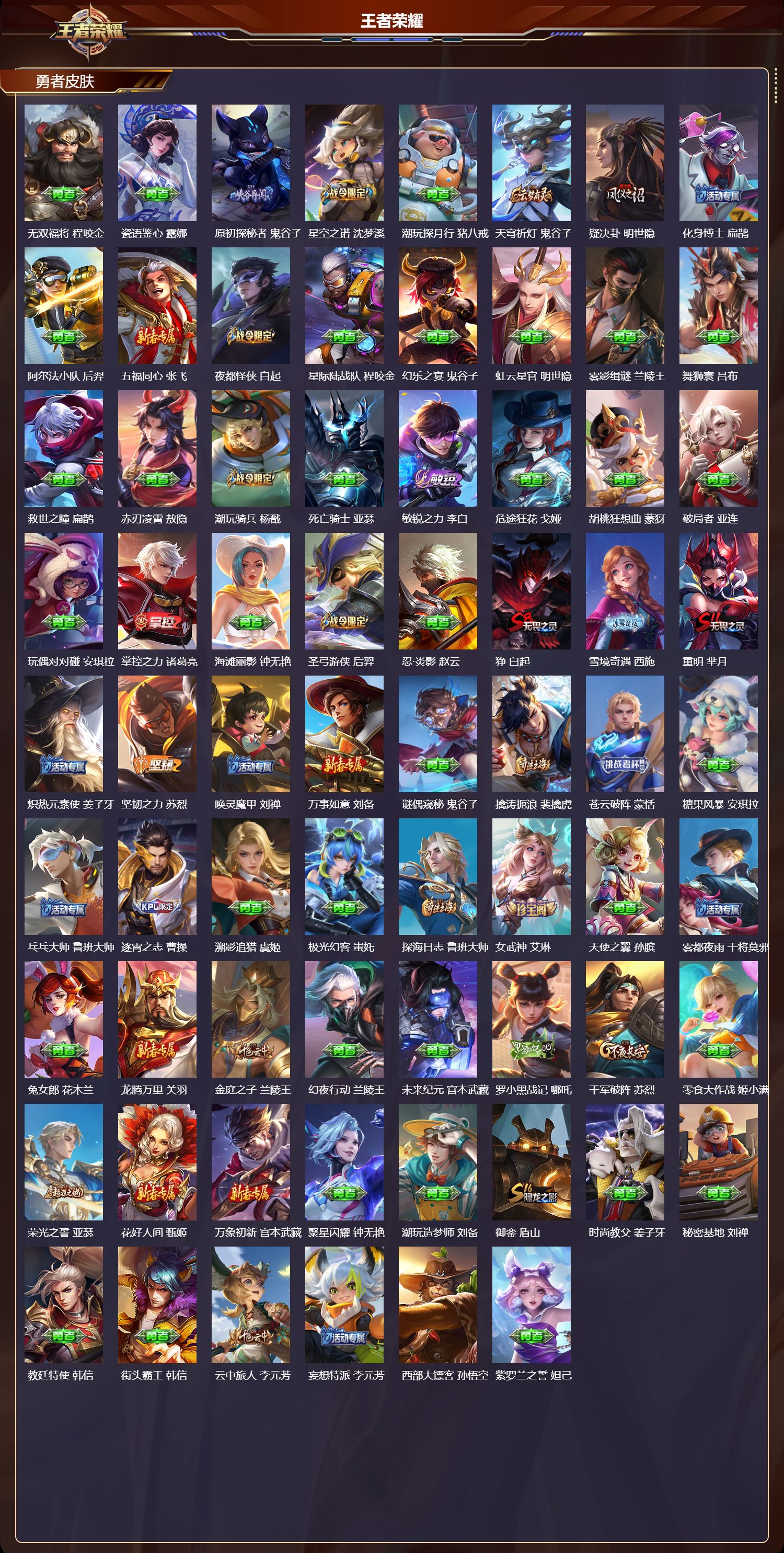 WZQM4203578王者荣耀账号详情图5