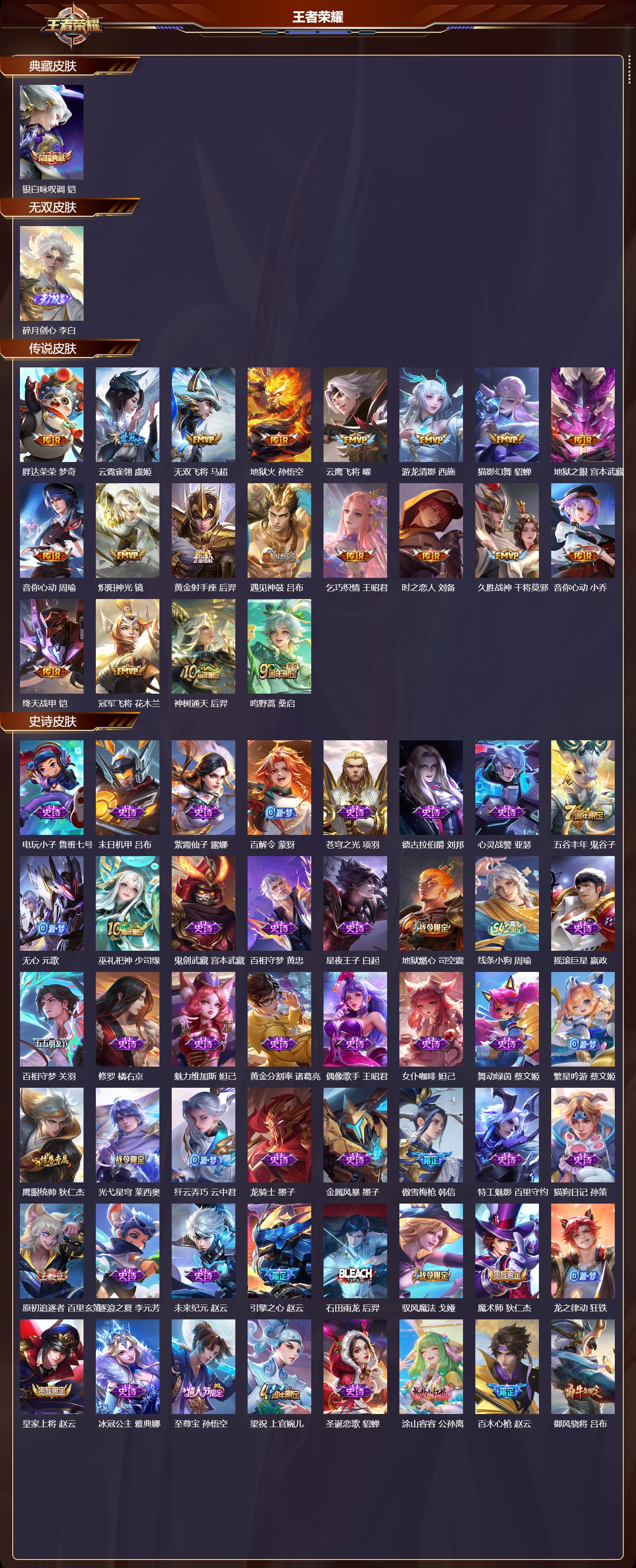 WZCMW4204060王者荣耀账号详情图16