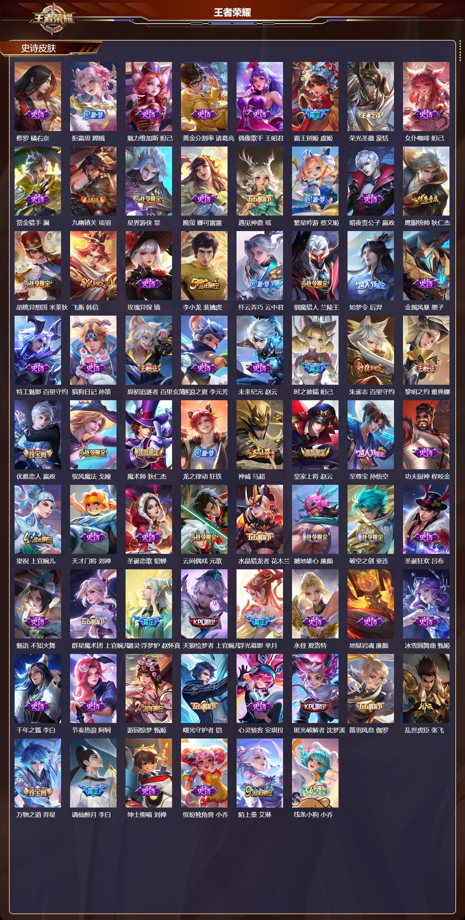 WZQM4205679王者荣耀账号详情图4